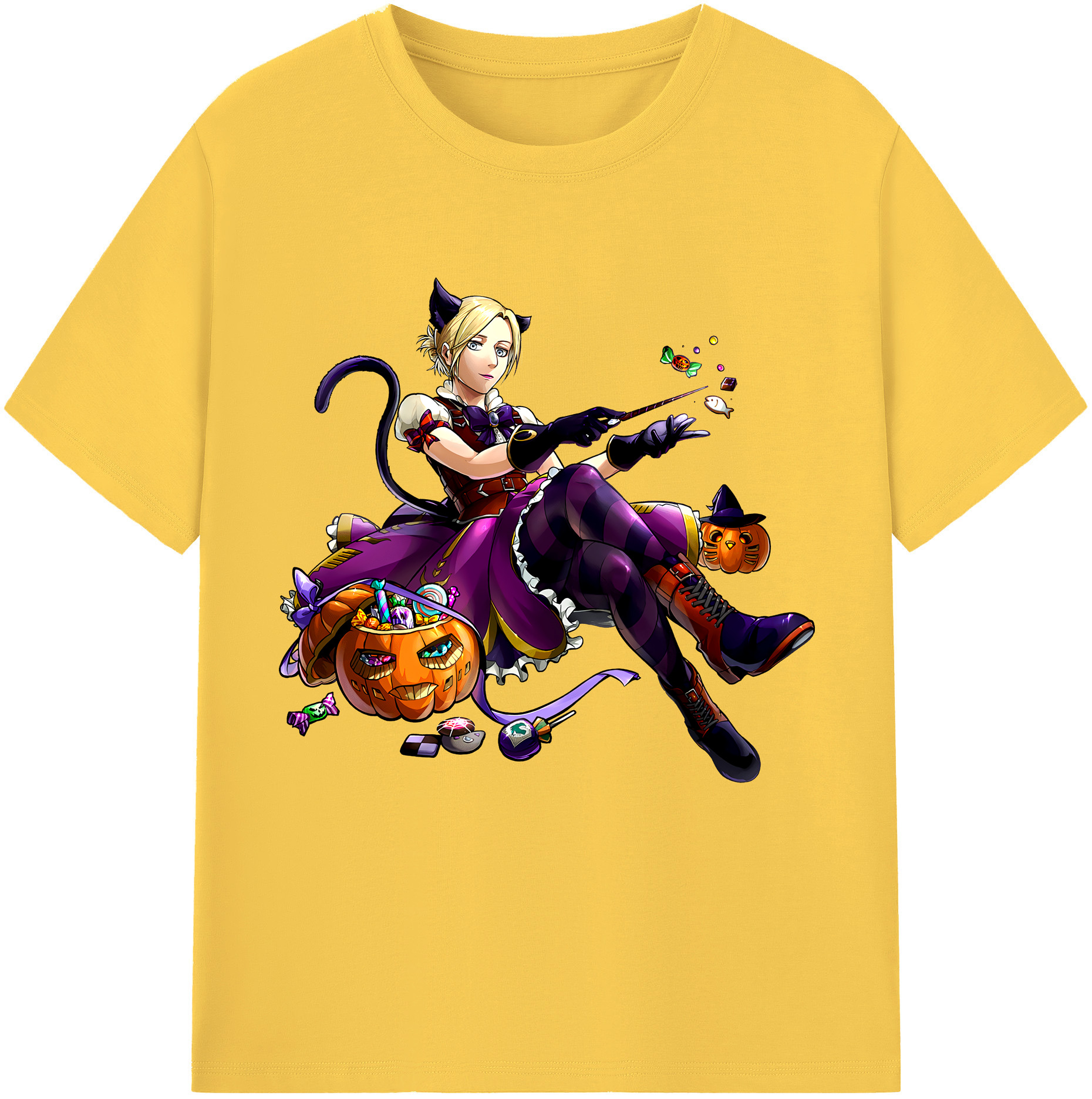 （画像用） 進撃の巨人 アニ・レオンハート Attack on Titan Annie Leonhart 綿100％半袖Tシャツ（フロントプリント）