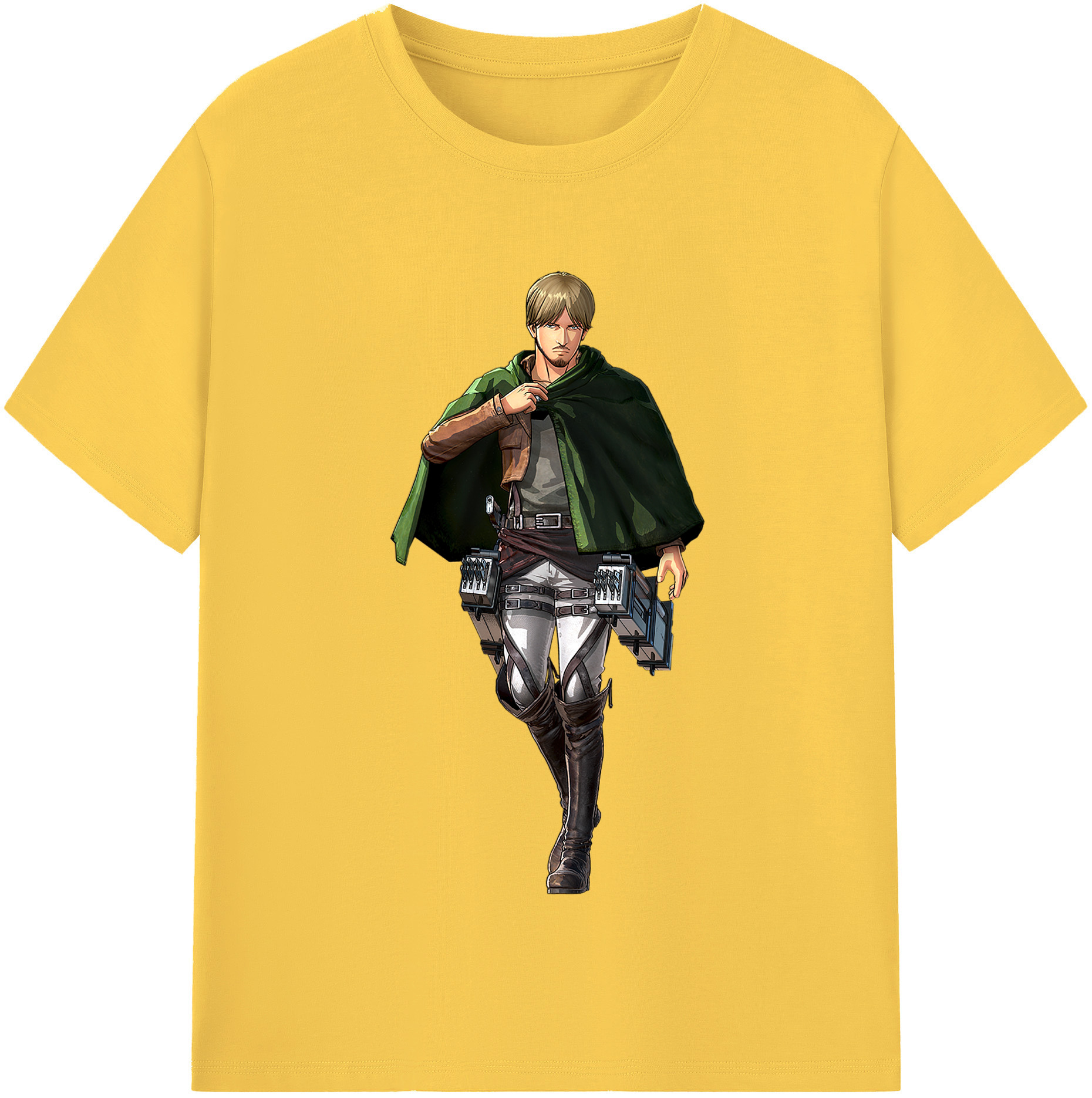 （画像用） 進撃の巨人 ミケ·ザカリアス Attack on Titan Mike Zakarius 綿100％半袖Tシャツ（フロントプリント）