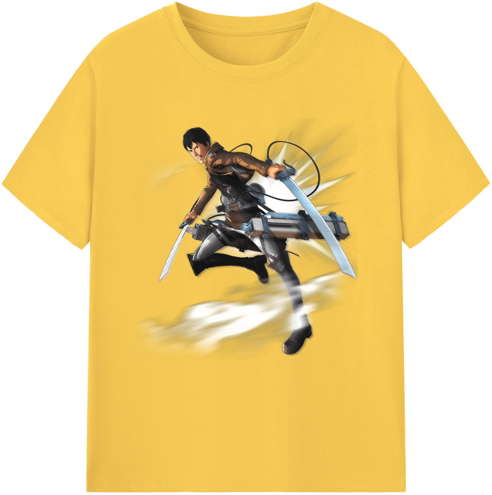（画像用） 進撃の巨人 ベルトルト・フーバー Attack on Titan Bertholdt Hoover 綿100％半袖Tシャツ（フロントプリント）