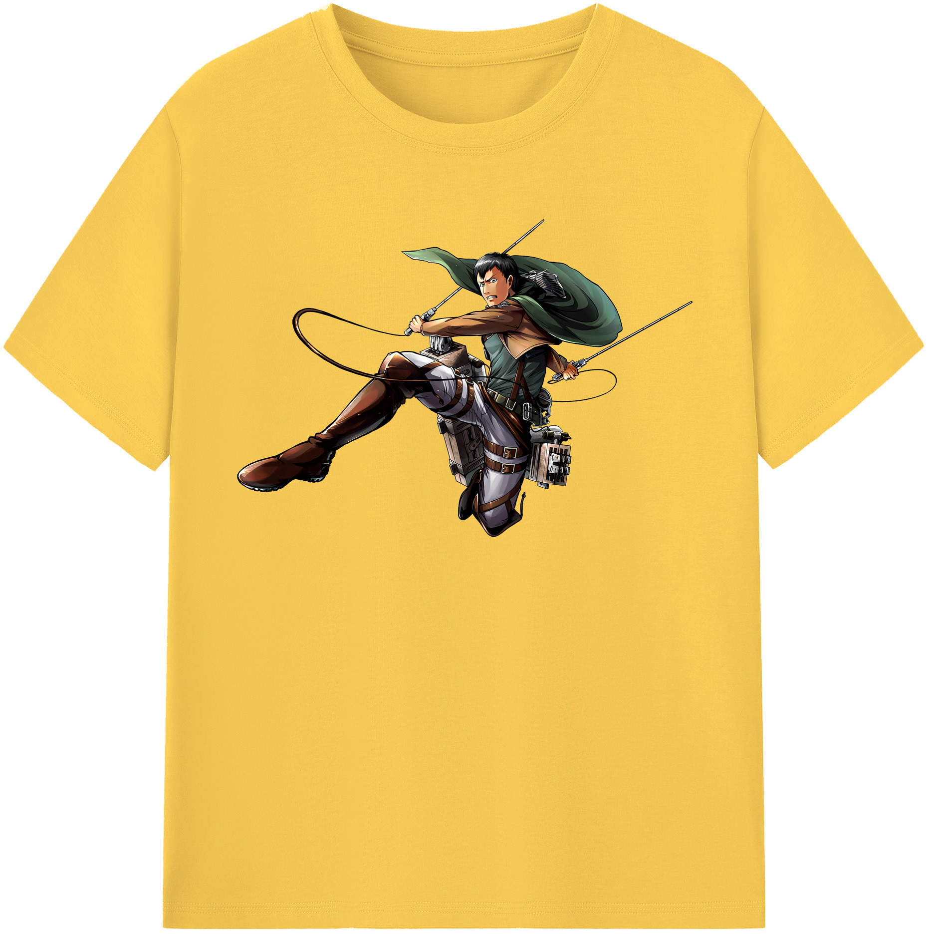 （画像用） 進撃の巨人 ベルトルト・フーバー Attack on Titan Bertholdt Hoover 綿100％半袖Tシャツ（フロントプリント）