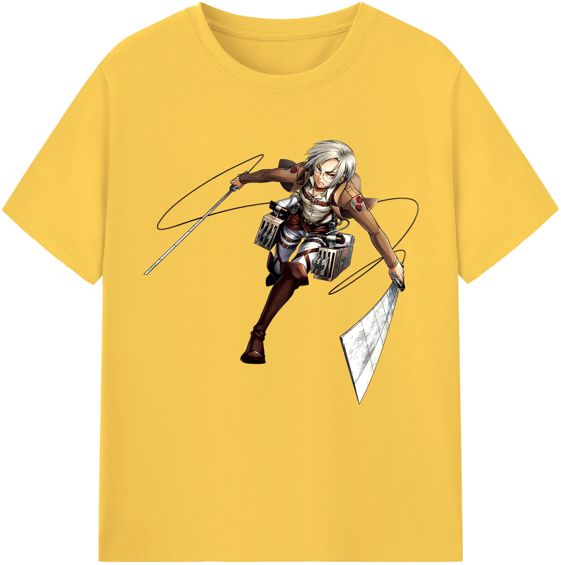 （画像用）  綿100％半袖Tシャツ（フロントプリント）