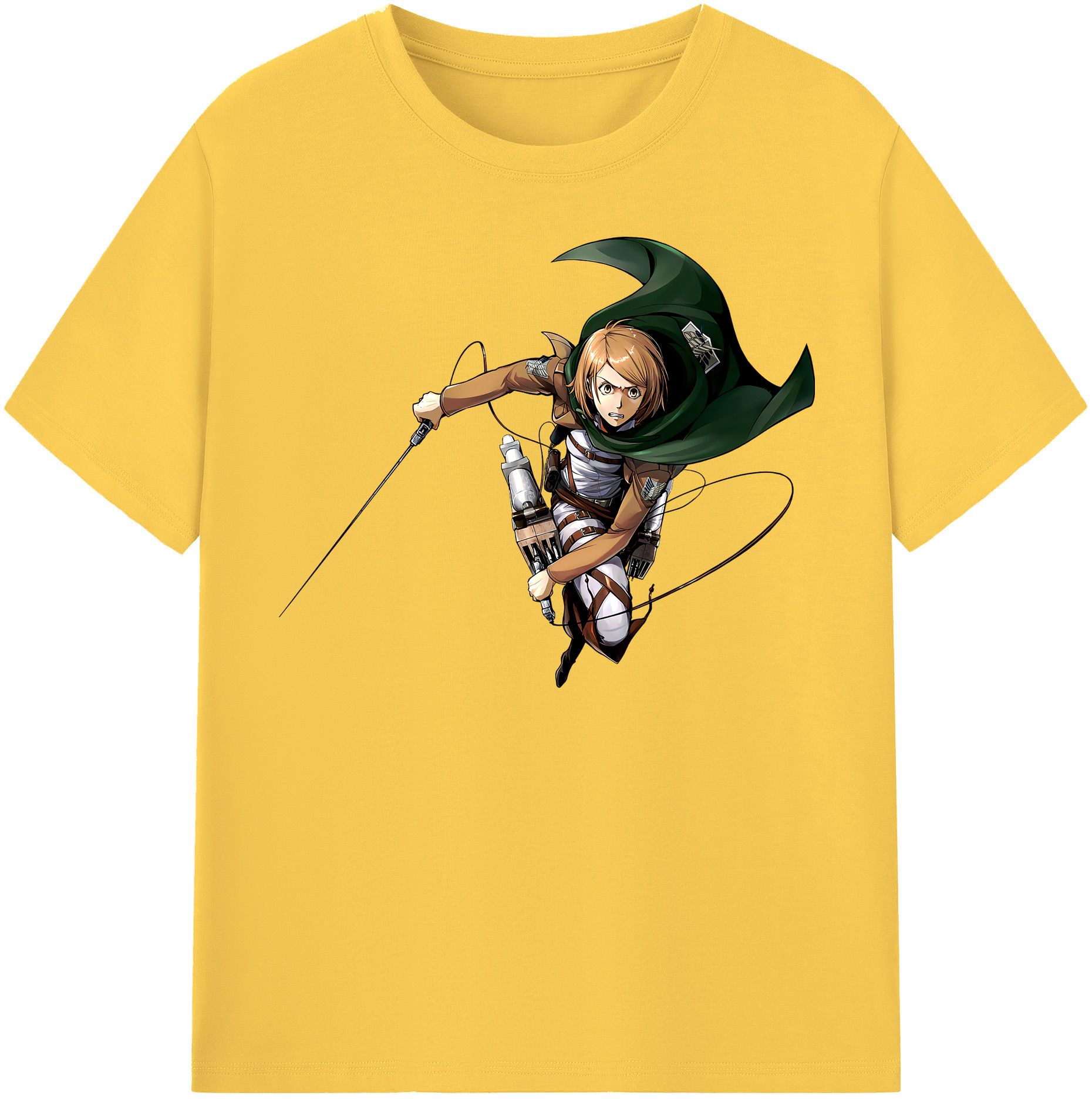 （画像用） 進撃の巨人 ペトラ·ラル Attack on Titan Petra Rall 綿100％半袖Tシャツ（フロントプリント）