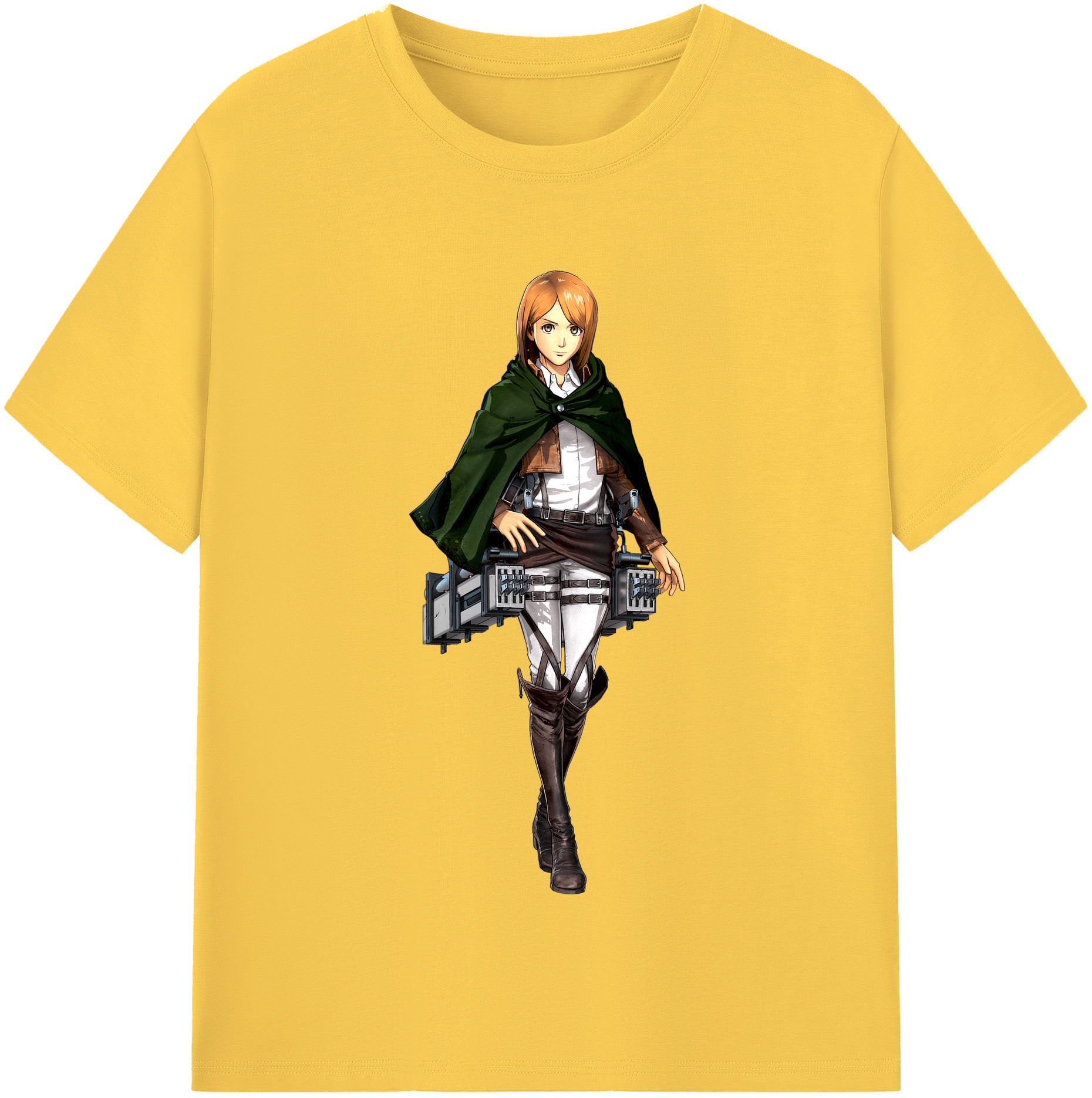 （画像用） 進撃の巨人 ペトラ·ラル Attack on Titan Petra Rall 綿100％半袖Tシャツ（フロントプリント）