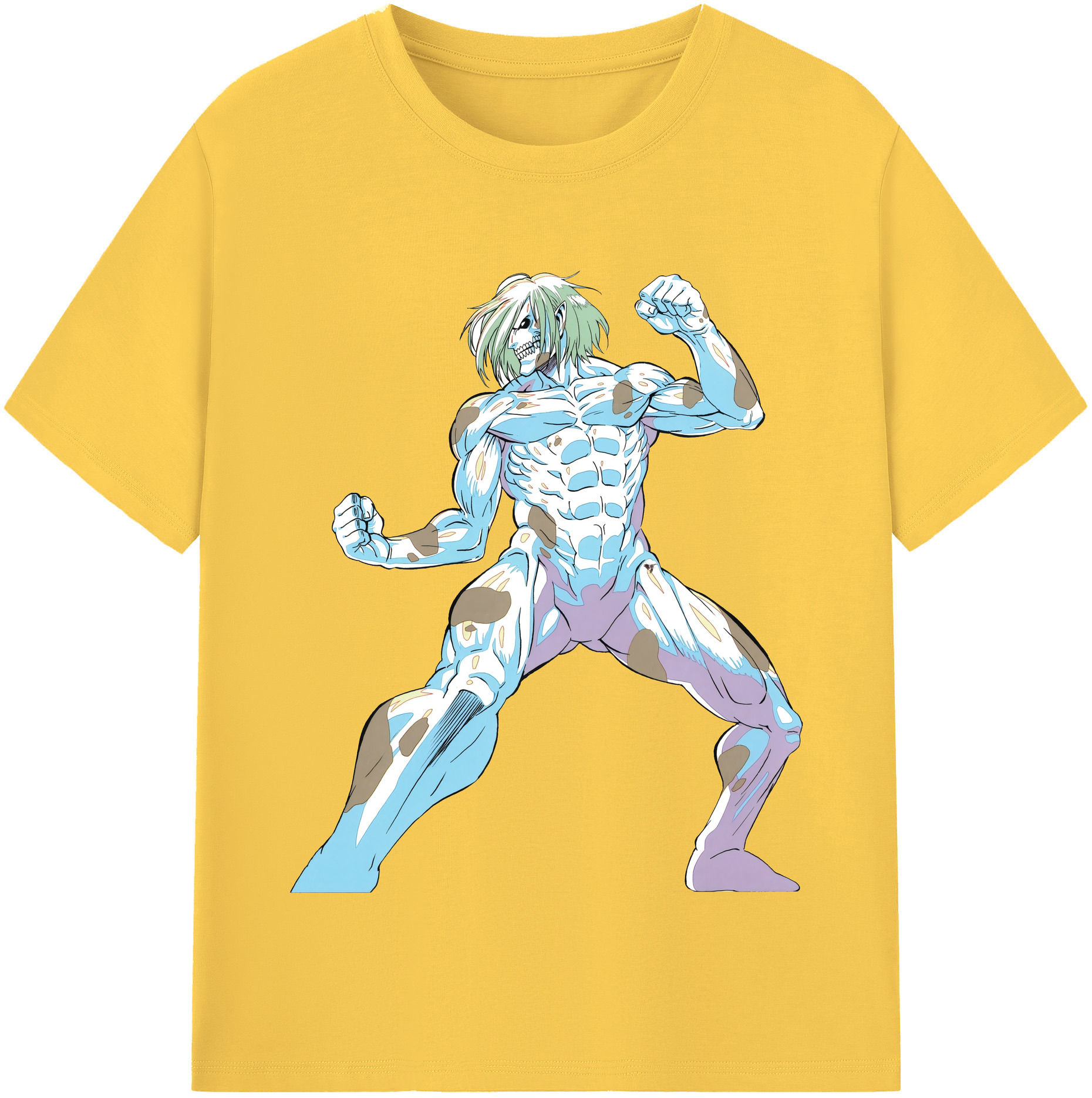 （画像用） 進撃の巨人 Attack on Titan 綿100％半袖Tシャツ（フロントプリント）