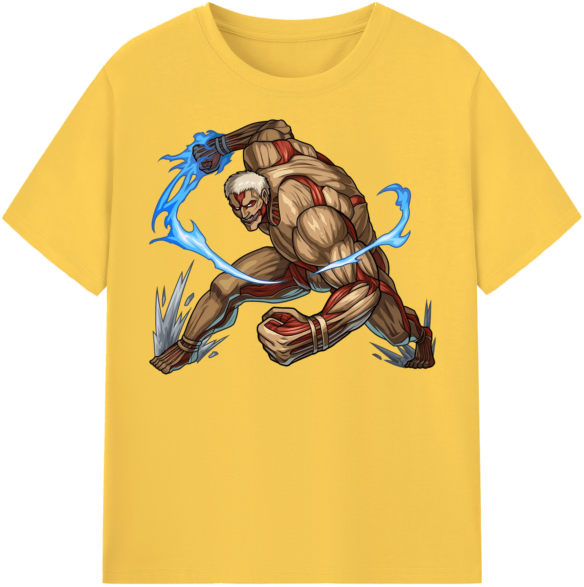 （画像用） 進撃の巨人 Attack on Titan 綿100％半袖Tシャツ（フロントプリント）