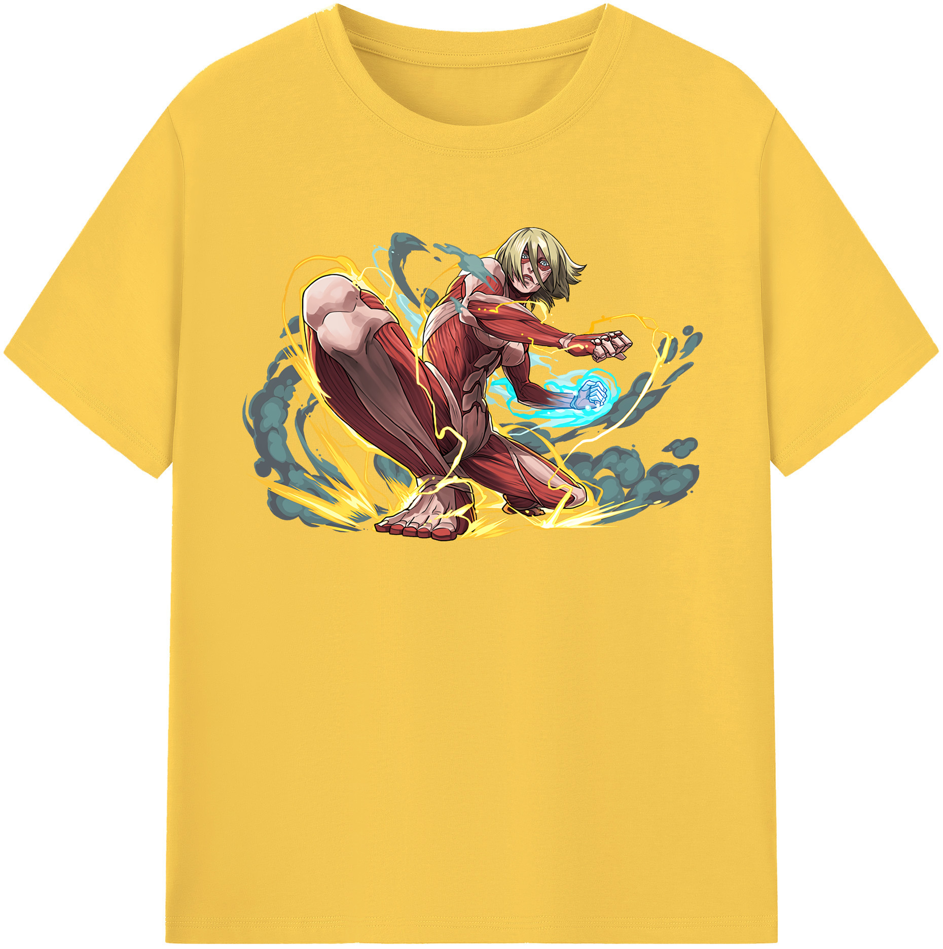 （画像用） 進撃の巨人 Attack on Titan 綿100％半袖Tシャツ（フロントプリント）