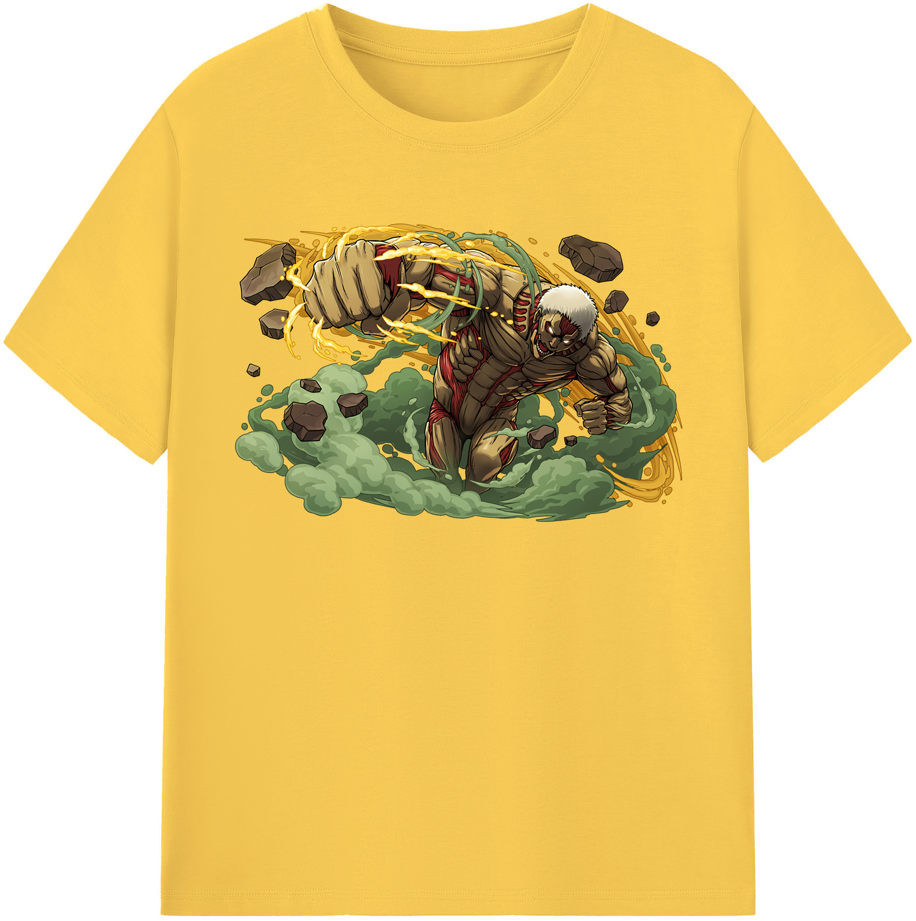 （画像用） 進撃の巨人 Attack on Titan 綿100％半袖Tシャツ（フロントプリント）