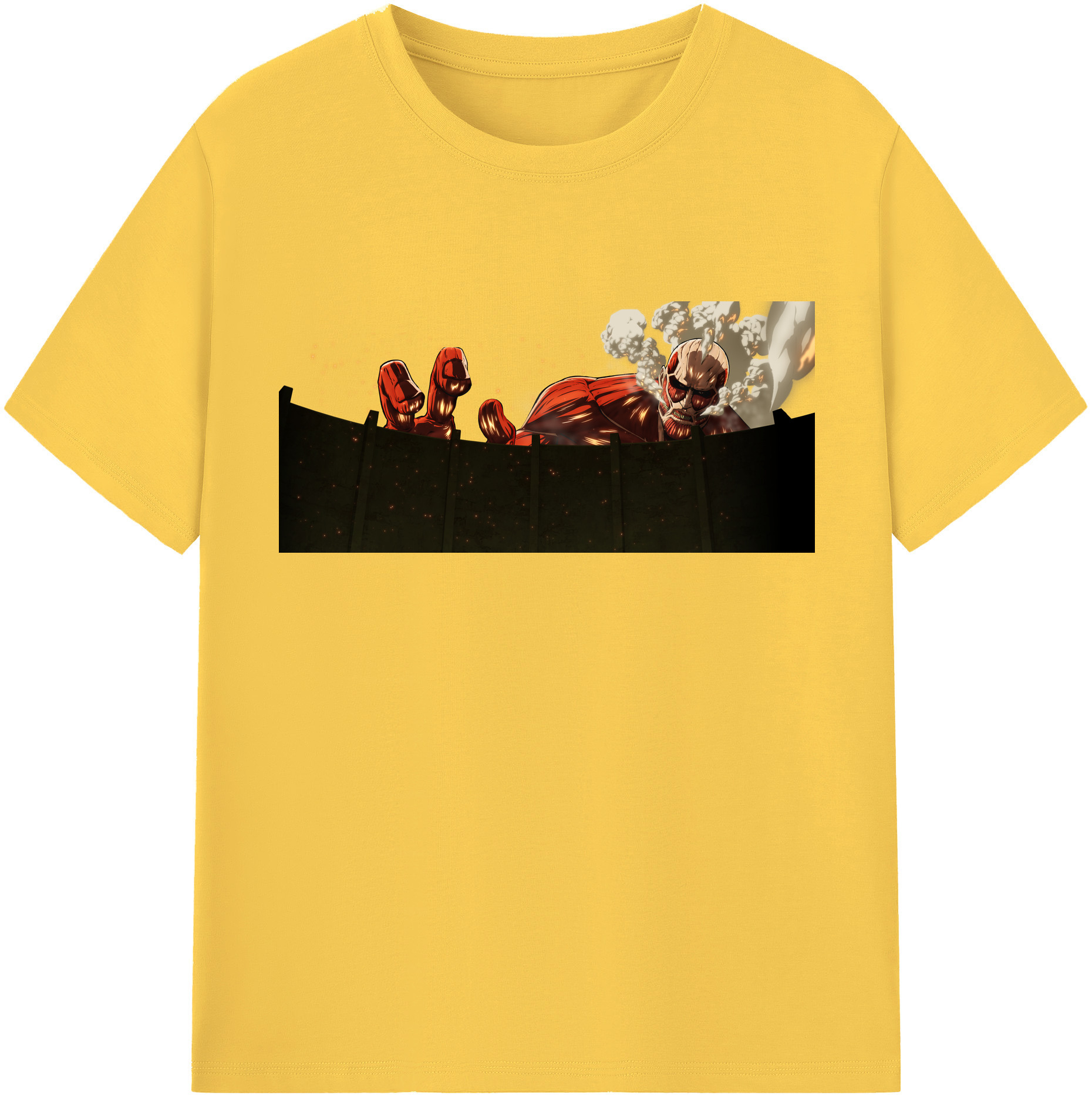 （画像用） 進撃の巨人 Attack on Titan 綿100％半袖Tシャツ（フロントプリント）