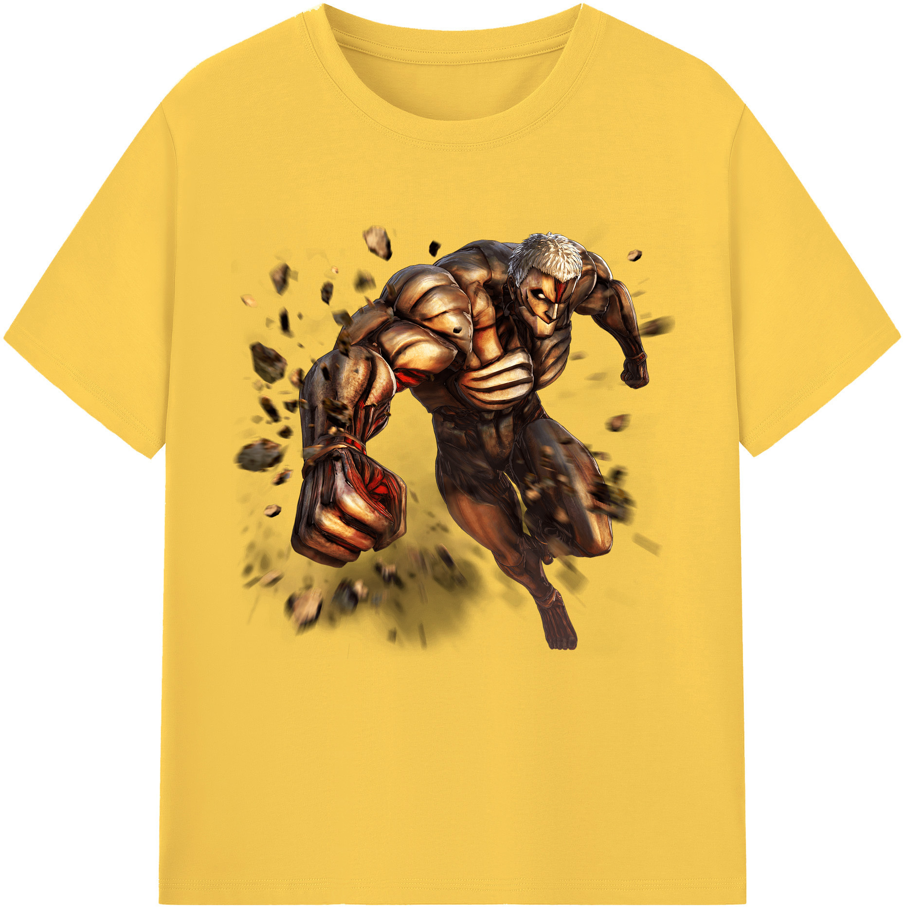 （画像用） 進撃の巨人 Attack on Titan 綿100％半袖Tシャツ（フロントプリント）