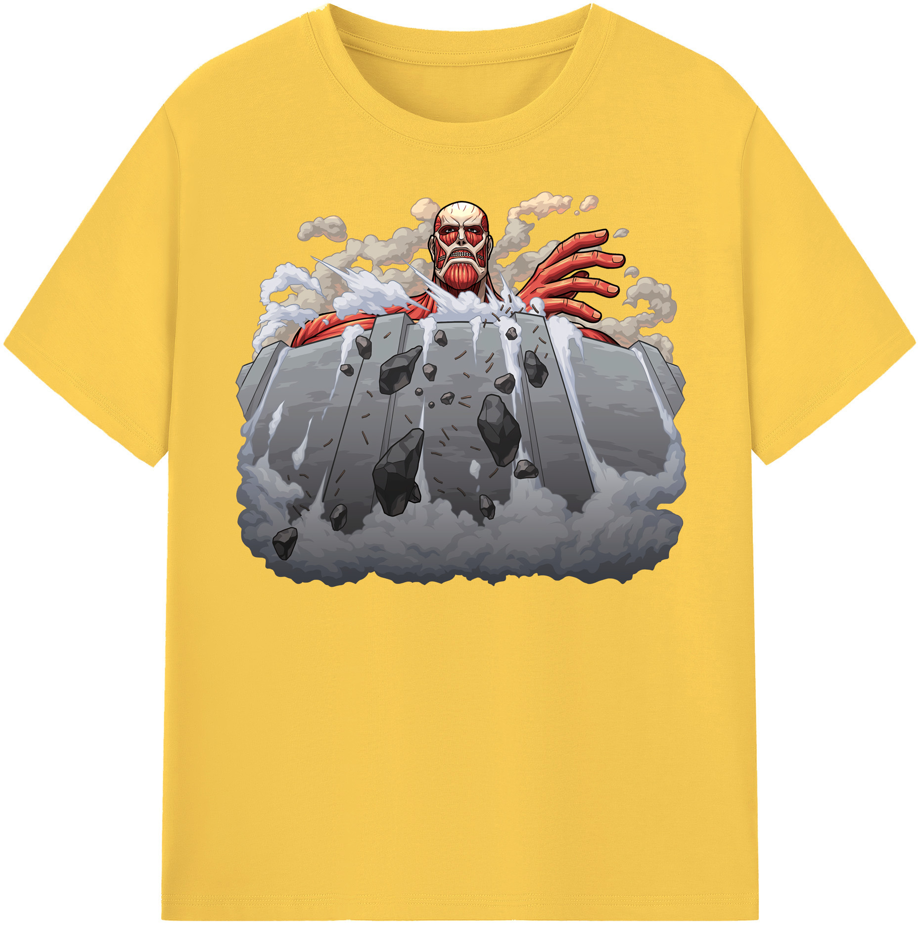 （画像用） 進撃の巨人 Attack on Titan 綿100％半袖Tシャツ（フロントプリント）