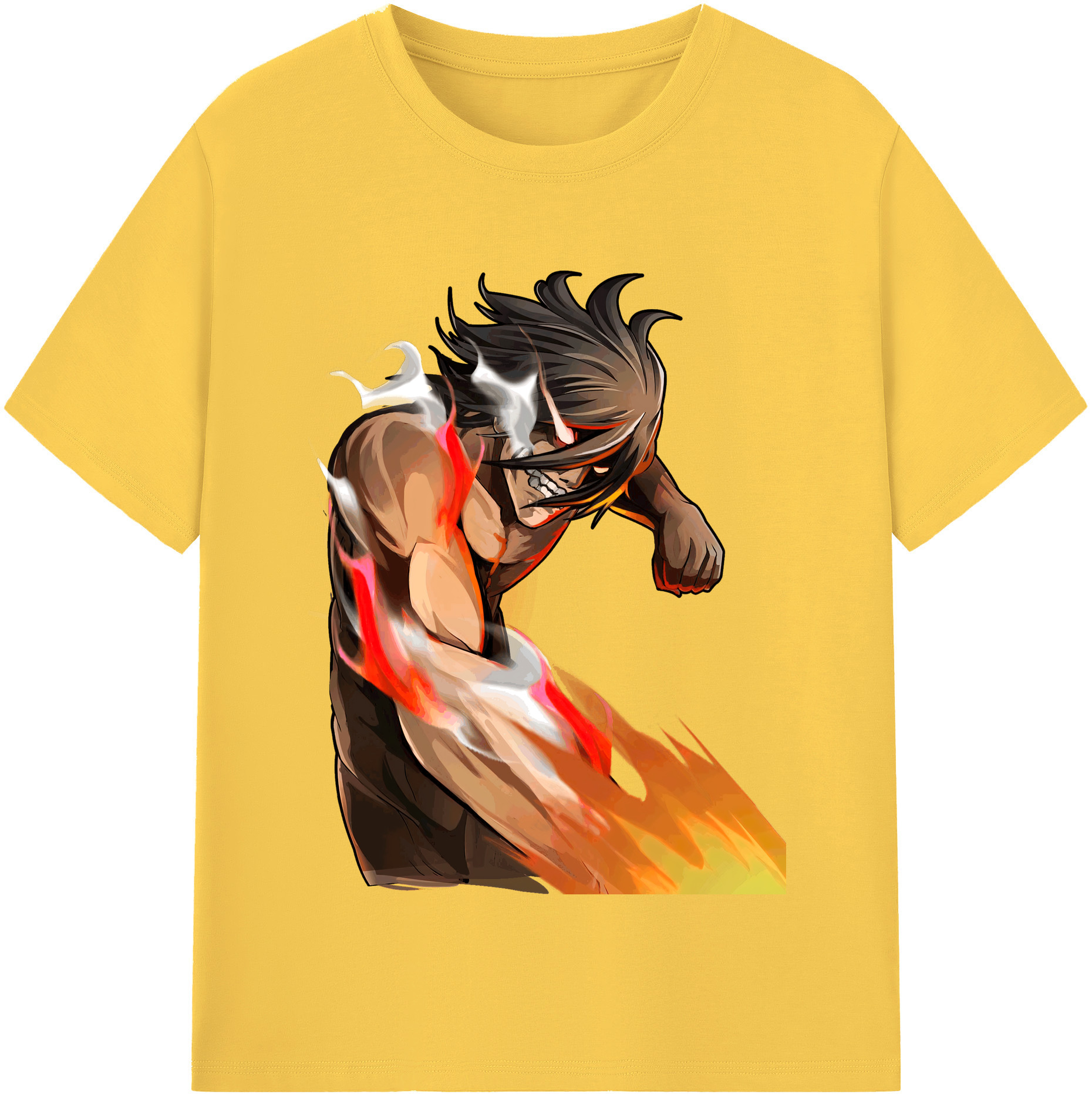 （画像用） 進撃の巨人 Attack on Titan 綿100％半袖Tシャツ（フロントプリント）