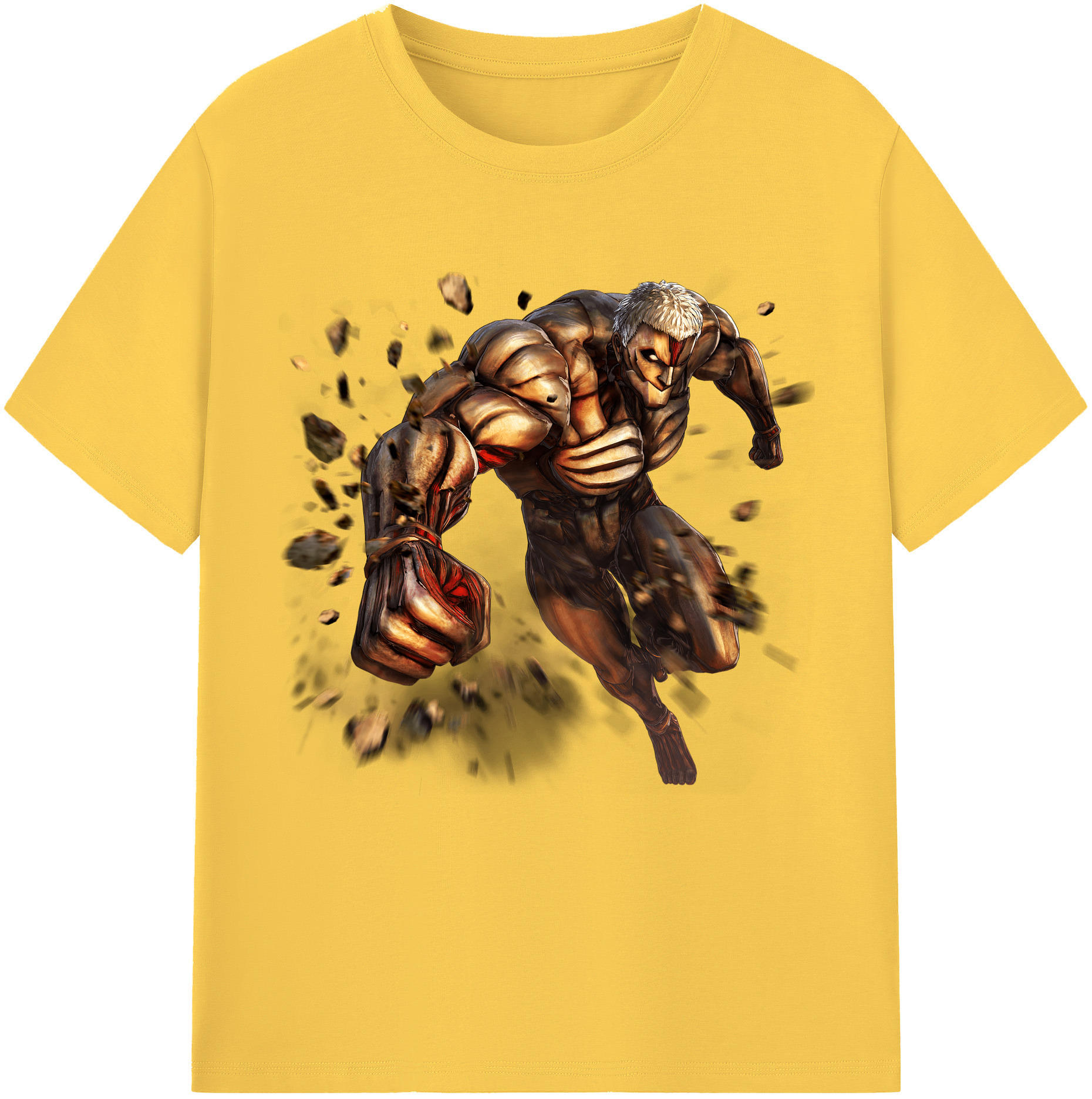（画像用） 進撃の巨人 Attack on Titan 綿100％半袖Tシャツ（フロントプリント）