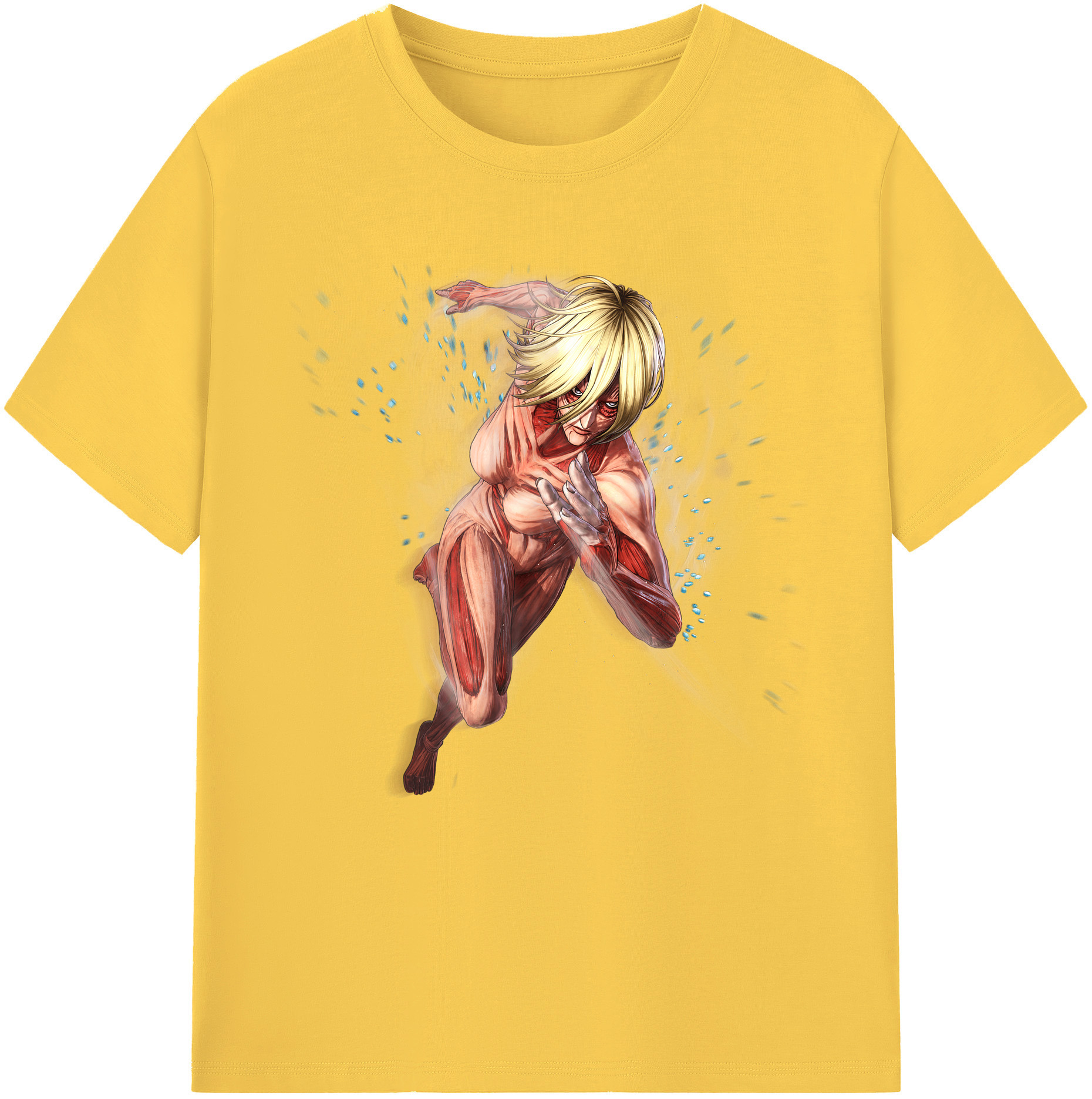 （画像用） 進撃の巨人 Attack on Titan 綿100％半袖Tシャツ（フロントプリント）