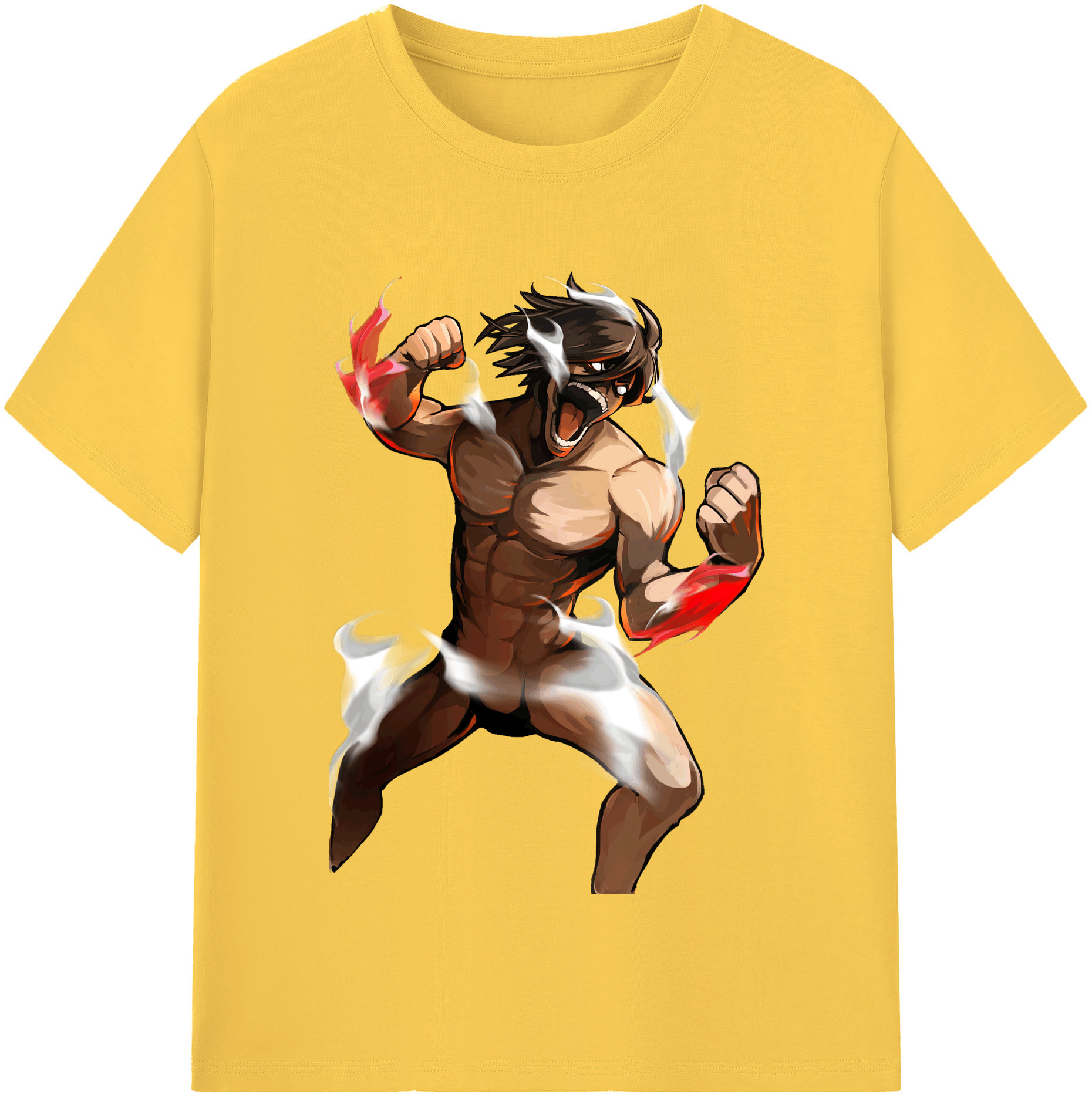 （画像用） 進撃の巨人 Attack on Titan 綿100％半袖Tシャツ（フロントプリント）