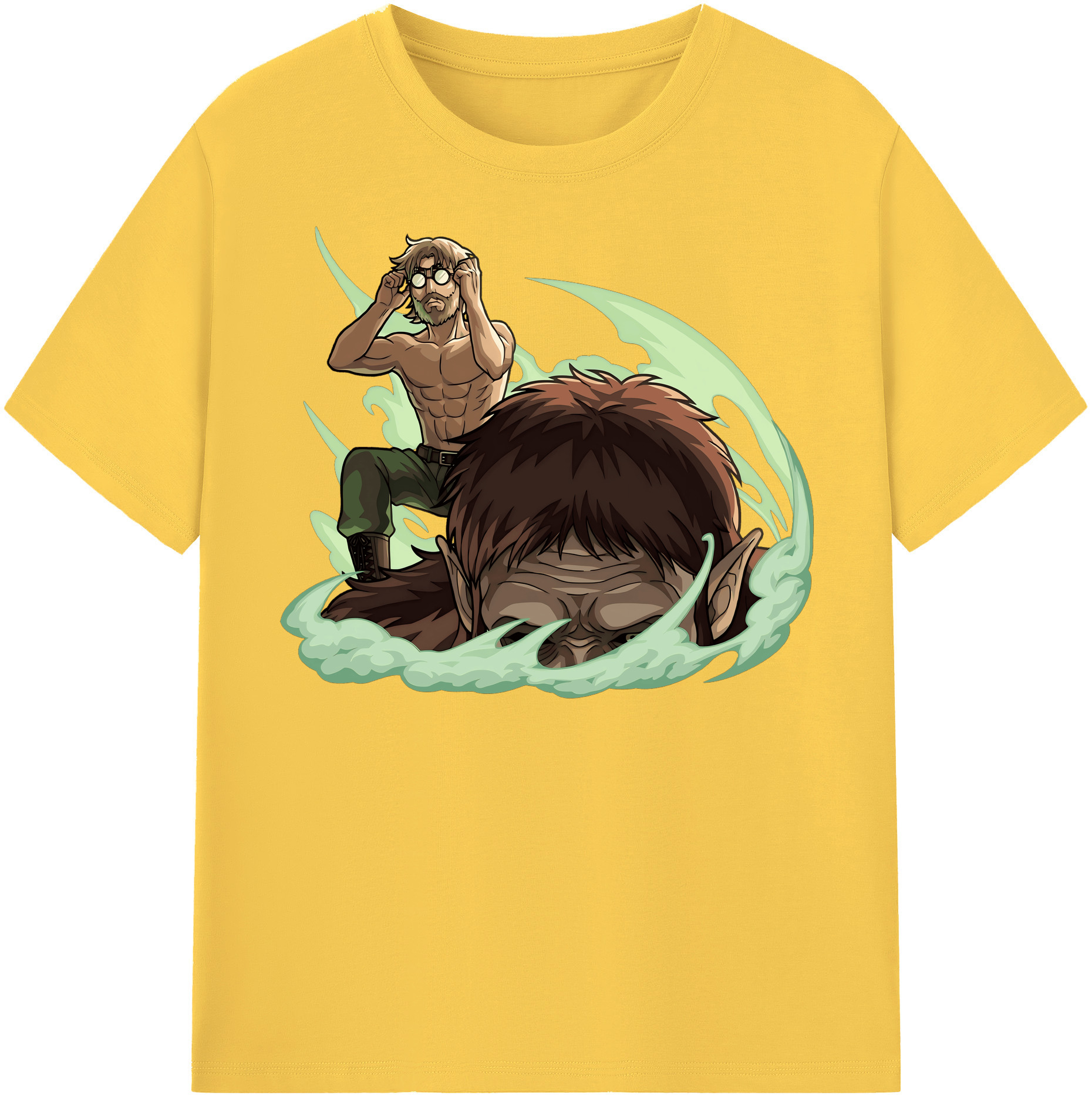 （画像用） 進撃の巨人 Attack on Titan 綿100％半袖Tシャツ（フロントプリント）