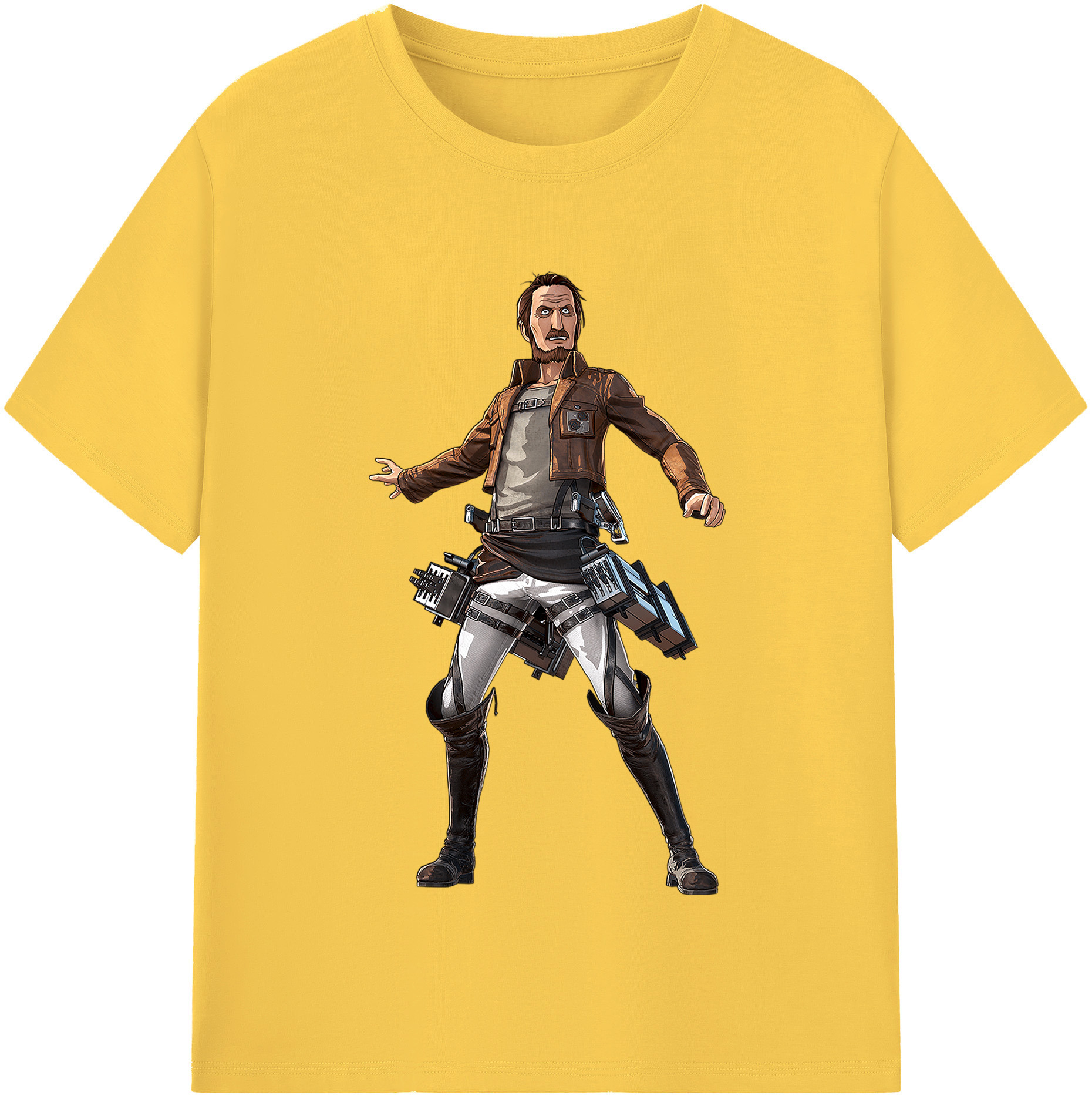 （画像用） 進撃の巨人 Attack on Titan 綿100％半袖Tシャツ（フロントプリント）