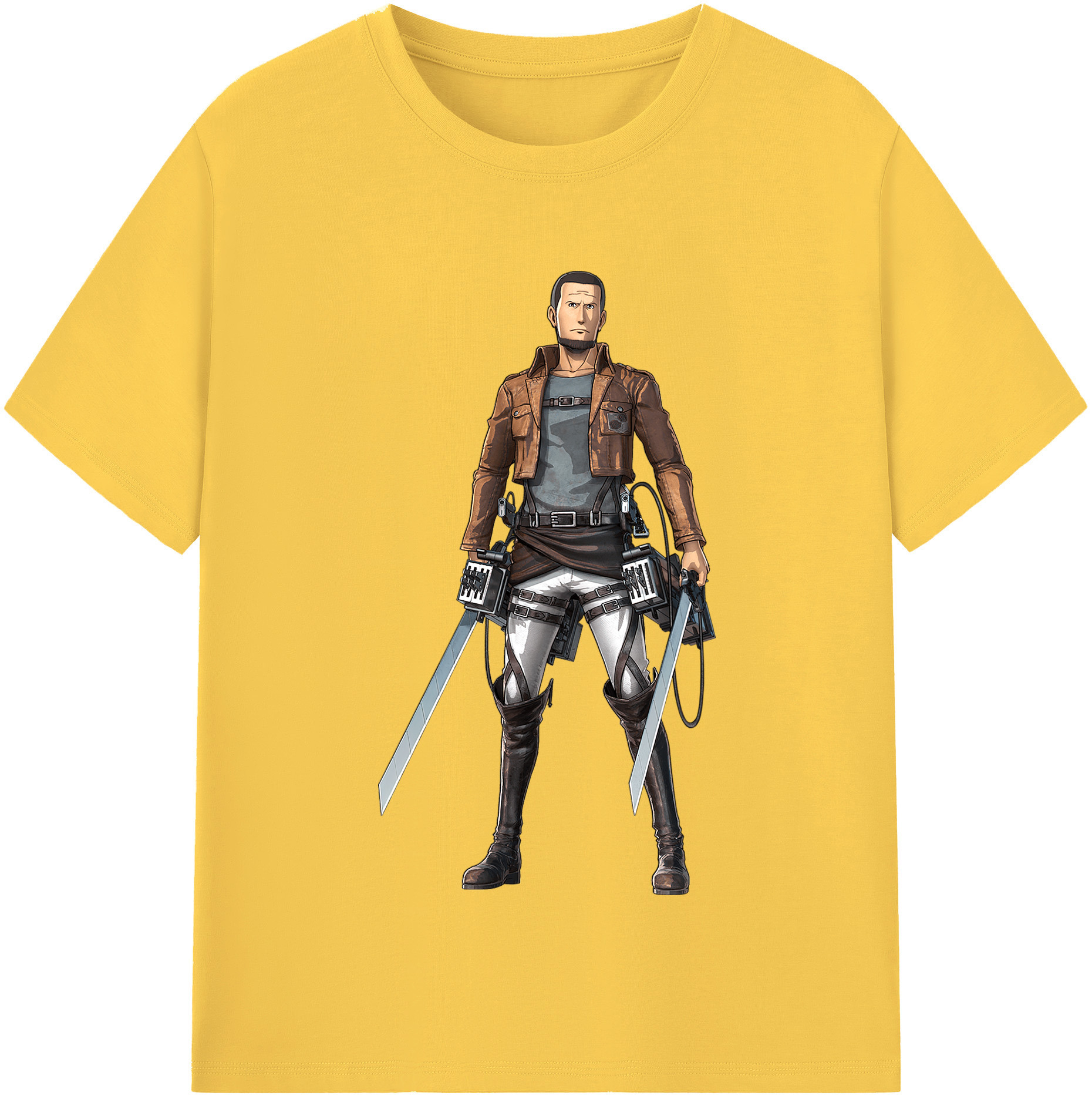 （画像用） 進撃の巨人 Attack on Titan 綿100％半袖Tシャツ（フロントプリント）