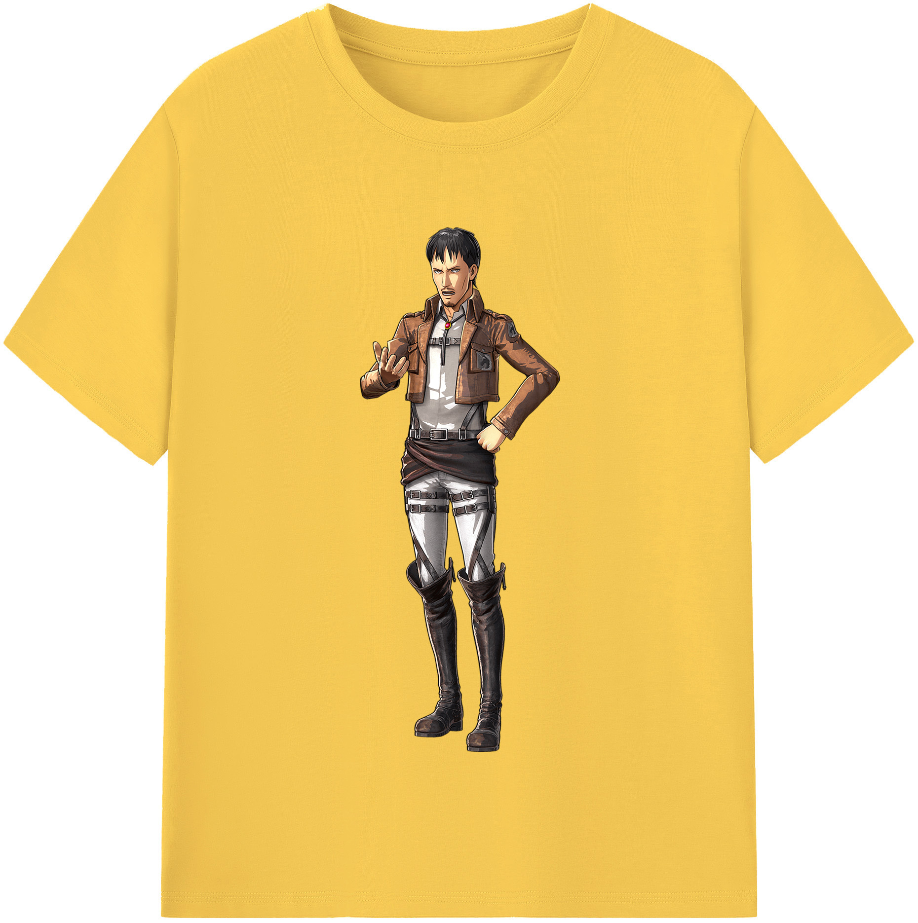 （画像用） 進撃の巨人 Attack on Titan 綿100％半袖Tシャツ（フロントプリント）
