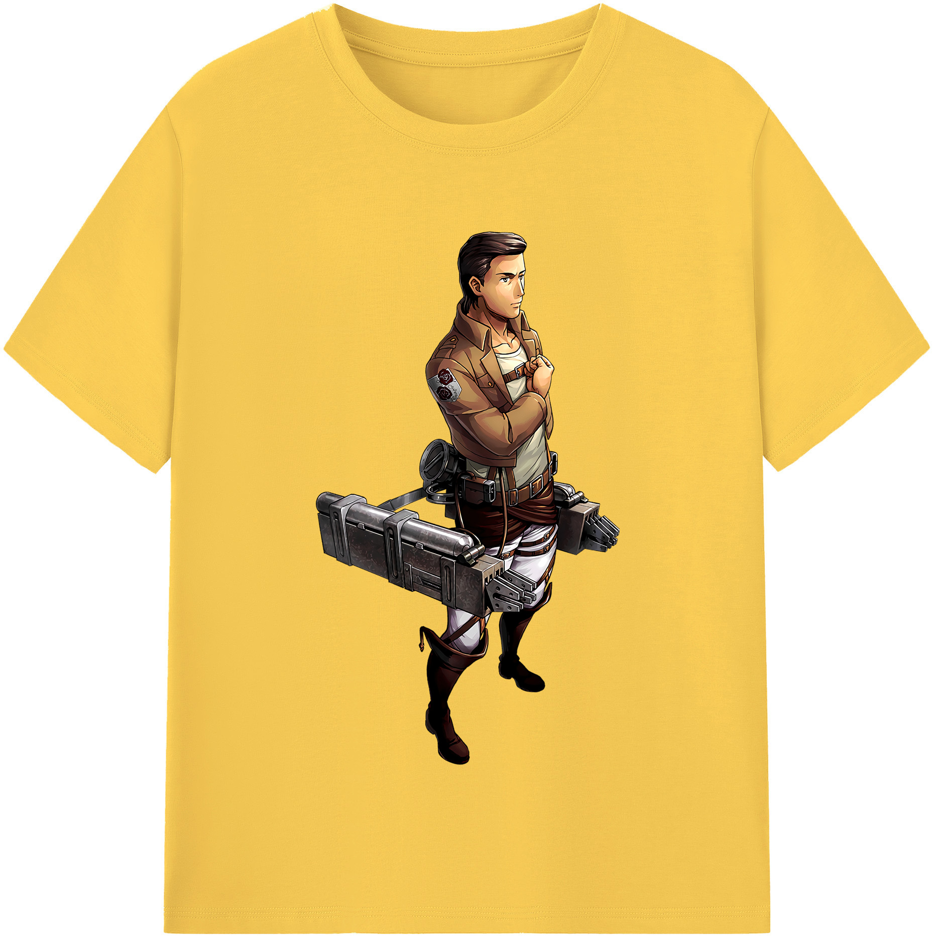 （画像用） 進撃の巨人 Attack on Titan 綿100％半袖Tシャツ（フロントプリント）