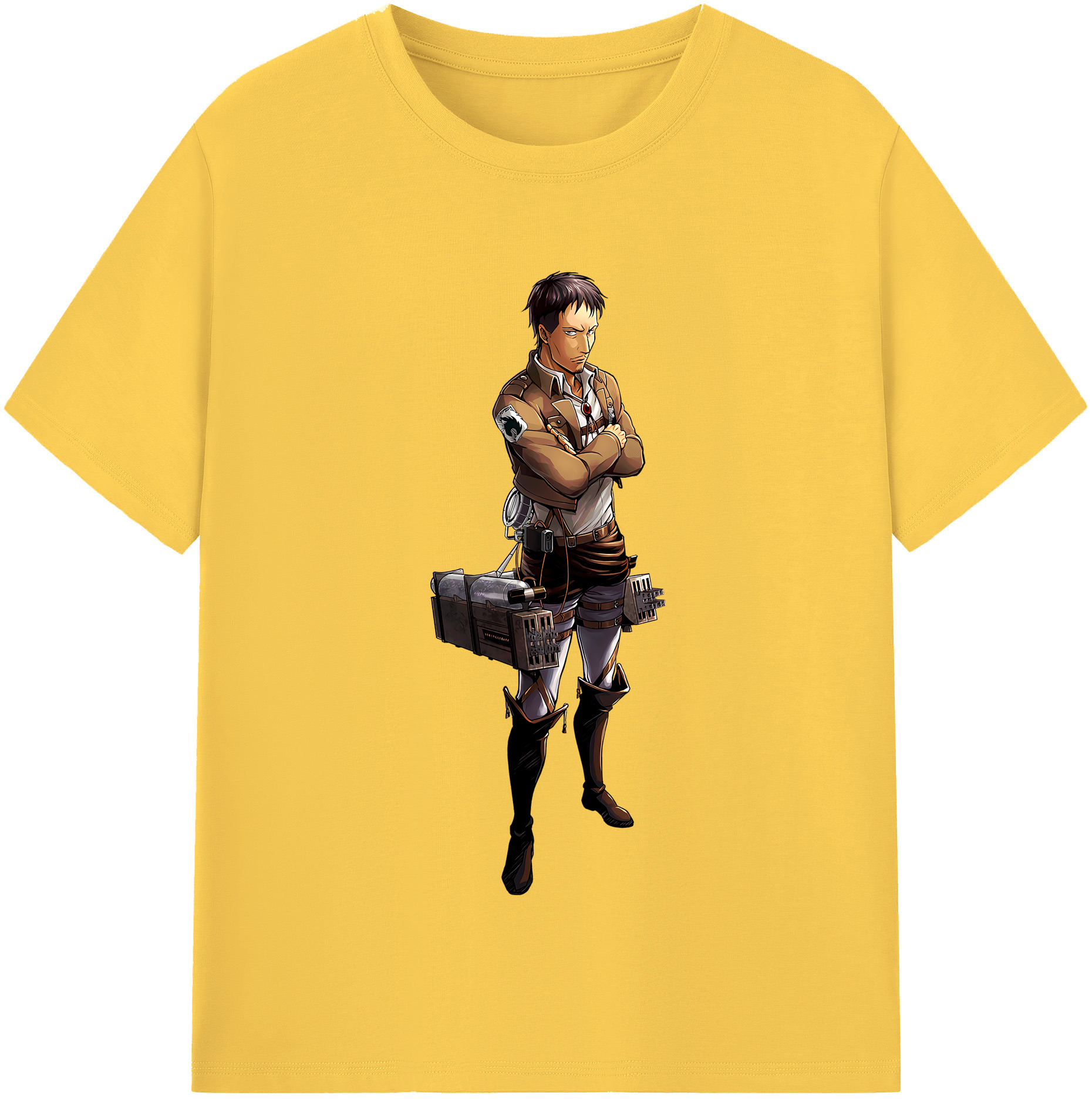 （画像用） 進撃の巨人 Attack on Titan 綿100％半袖Tシャツ（フロントプリント）