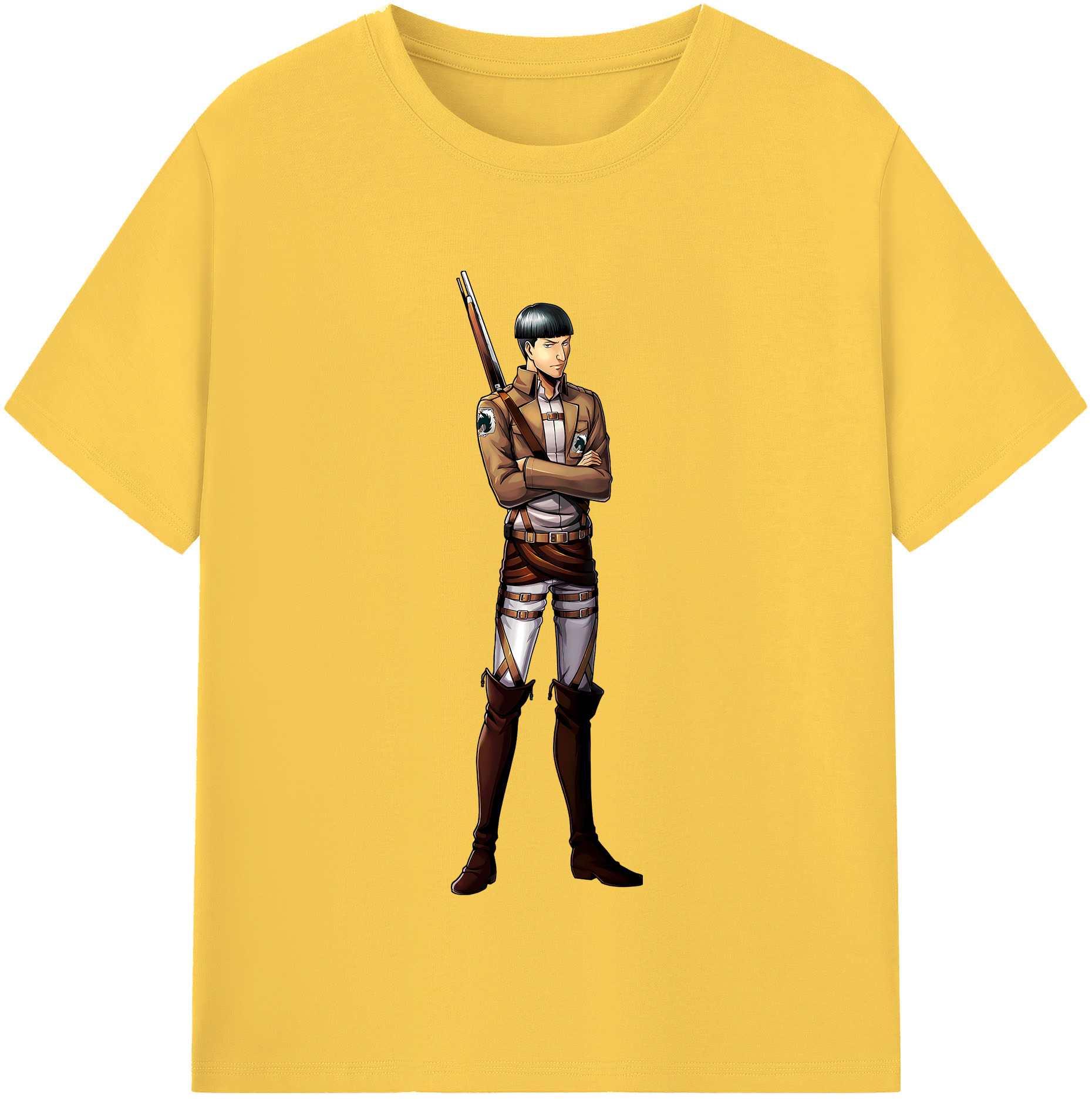 （画像用） 進撃の巨人 Attack on Titan 綿100％半袖Tシャツ（フロントプリント）