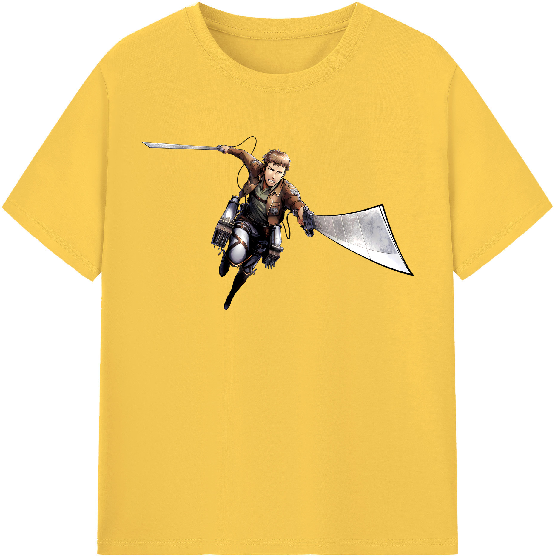 （画像用） 進撃の巨人 Attack on Titan 綿100％半袖Tシャツ（フロントプリント）