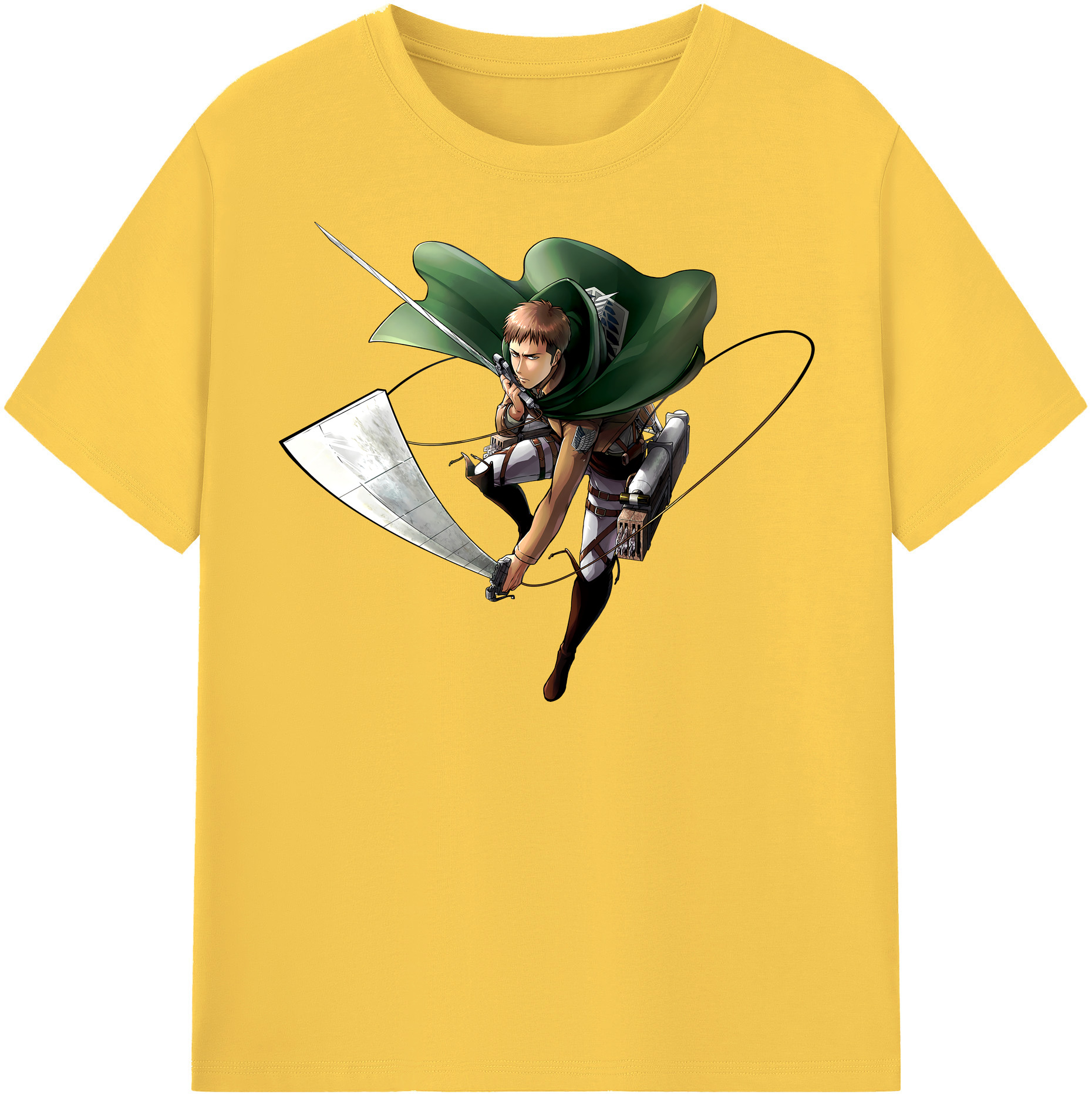 （画像用） 進撃の巨人 Attack on Titan 綿100％半袖Tシャツ（フロントプリント）