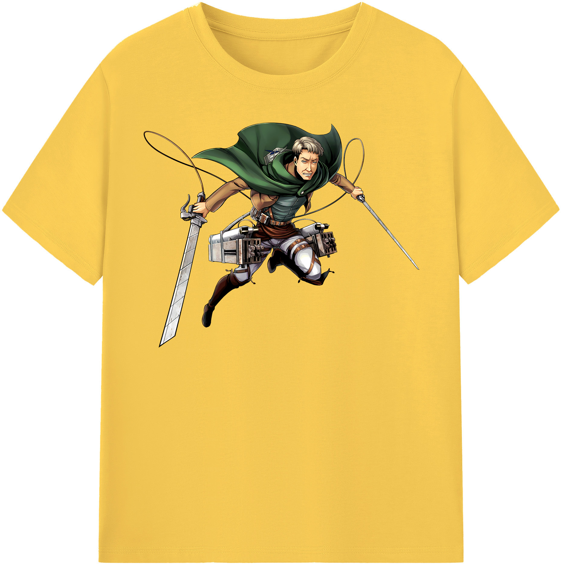 （画像用） 進撃の巨人 Attack on Titan 綿100％半袖Tシャツ（フロントプリント）