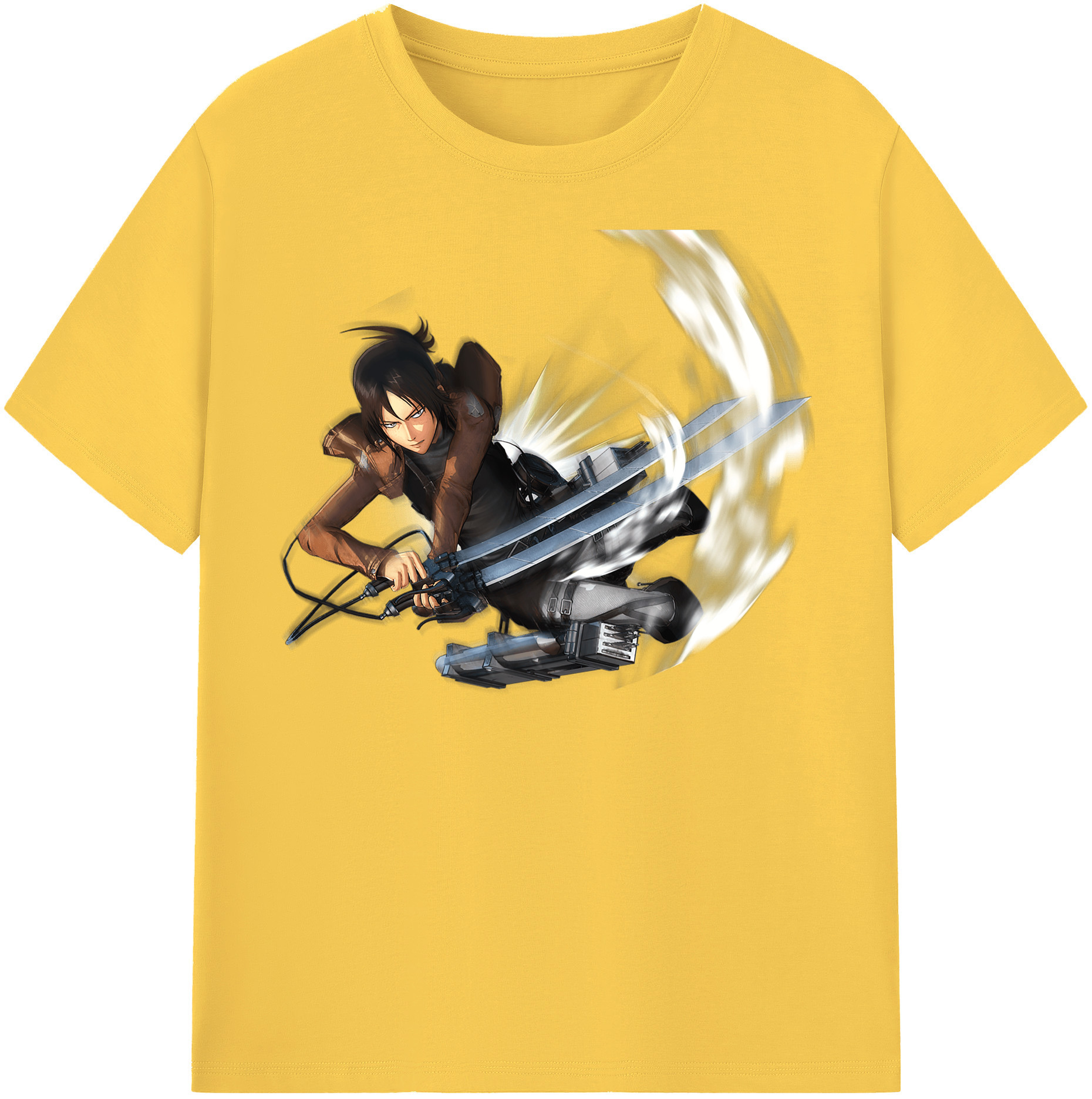 （画像用） 進撃の巨人 Attack on Titan 綿100％半袖Tシャツ（フロントプリント）