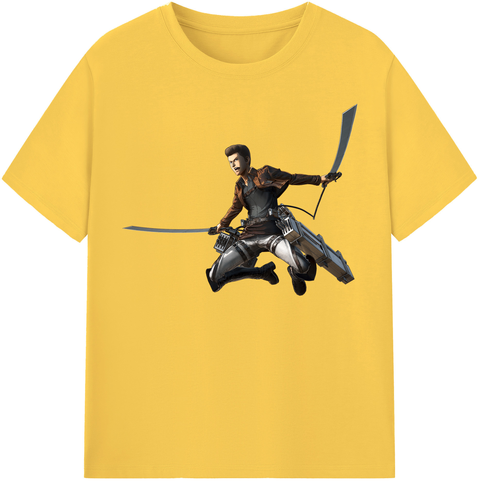 （画像用） 進撃の巨人 Attack on Titan 綿100％半袖Tシャツ（フロントプリント）