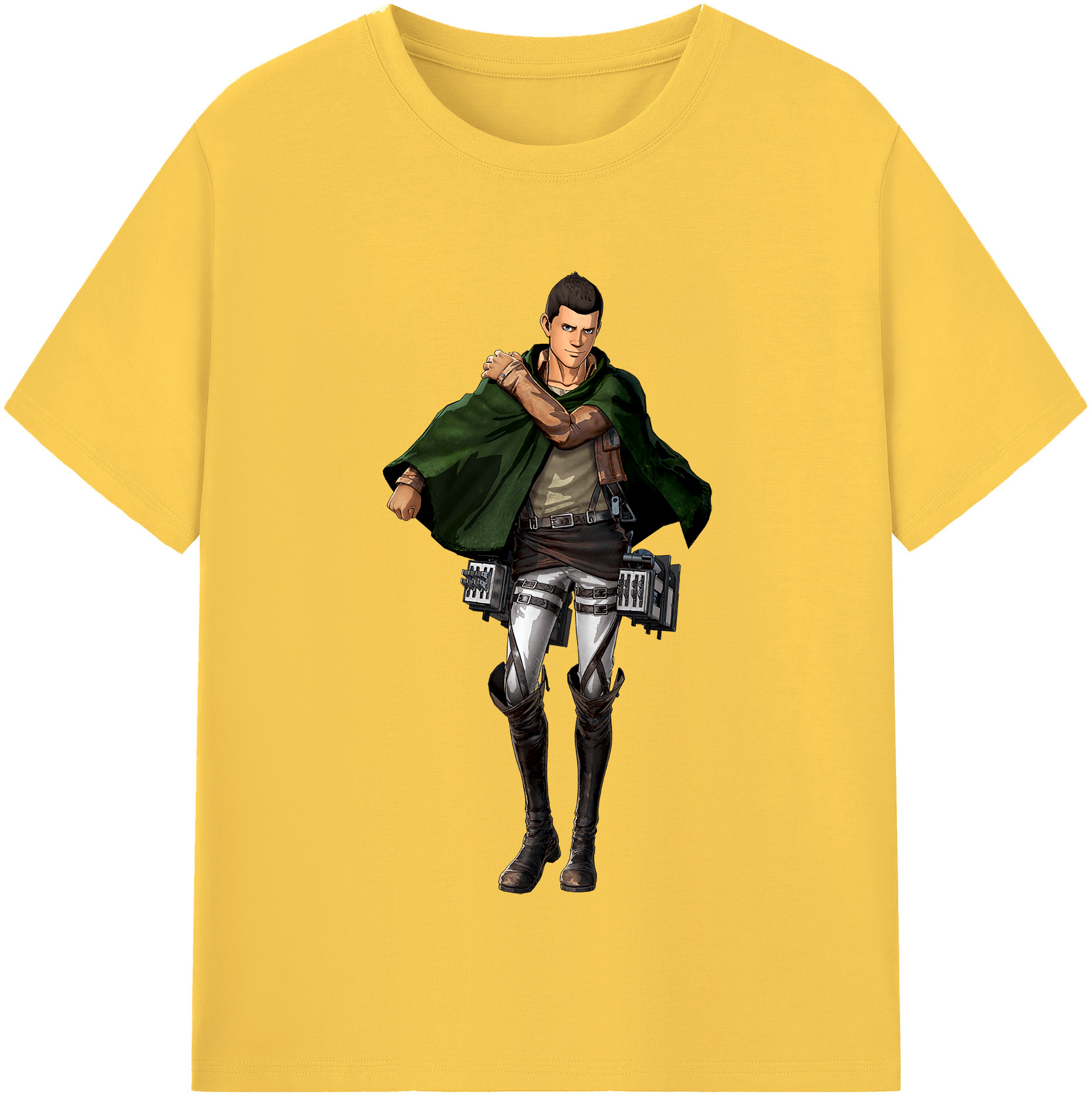 （画像用） 進撃の巨人 Attack on Titan 綿100％半袖Tシャツ（フロントプリント）