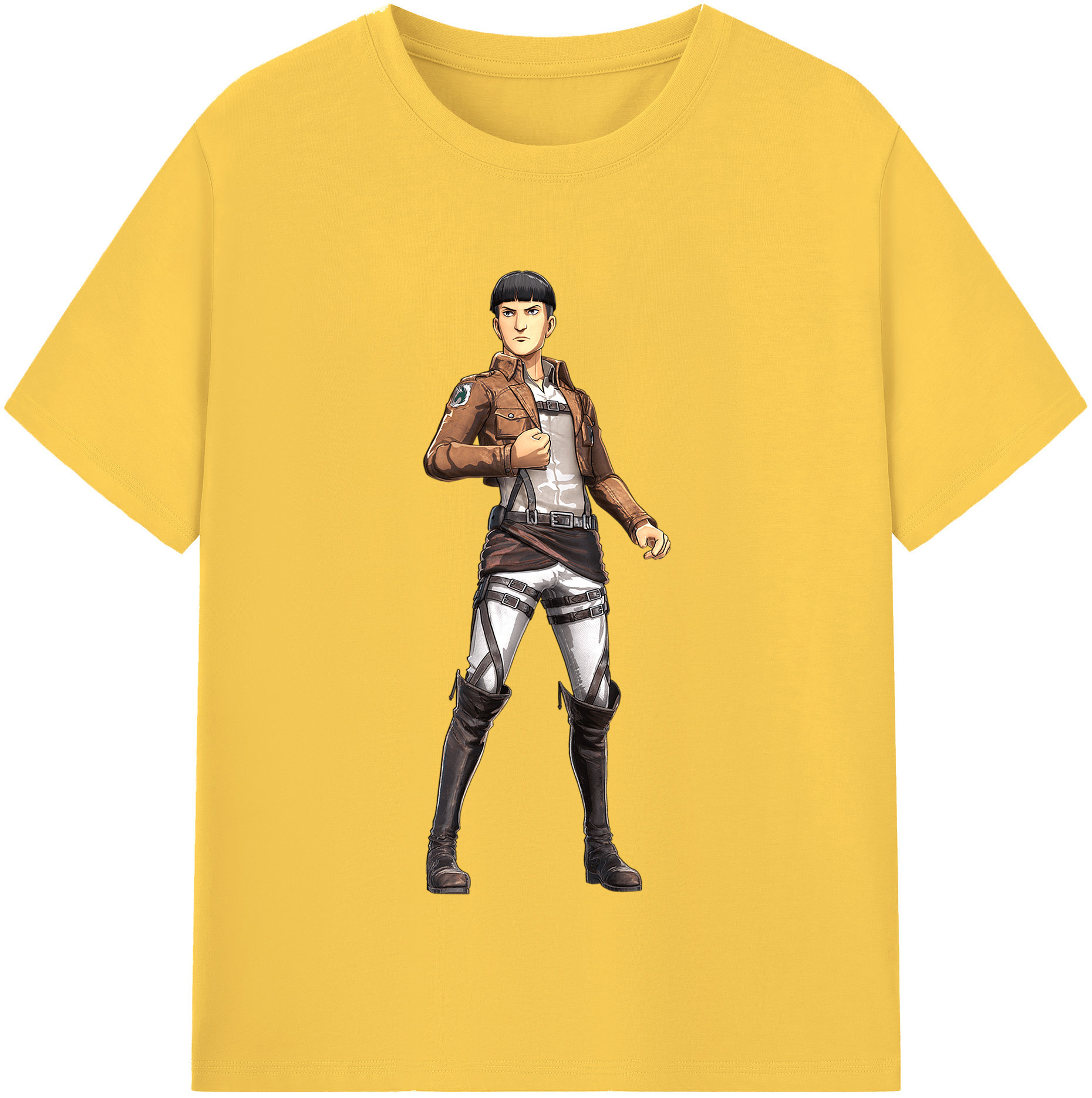 （画像用） 進撃の巨人 Attack on Titan 綿100％半袖Tシャツ（フロントプリント）