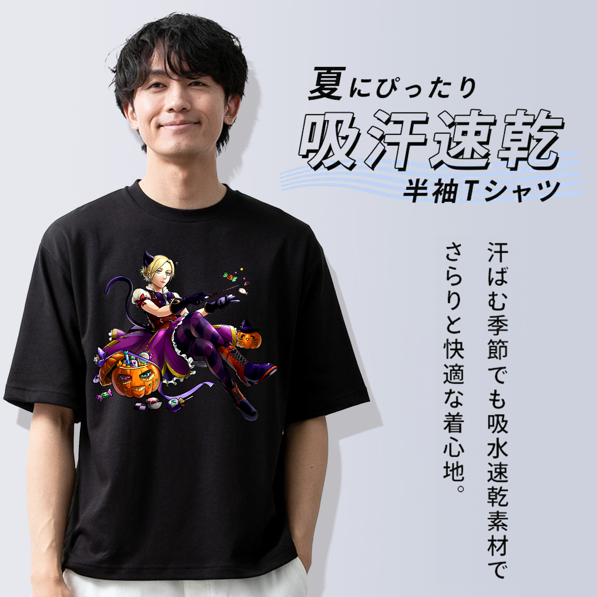 進撃の巨人 アニ・レオンハート Attack on Titan Annie Leonhart 綿100％半袖Tシャツ（フロントプリント）