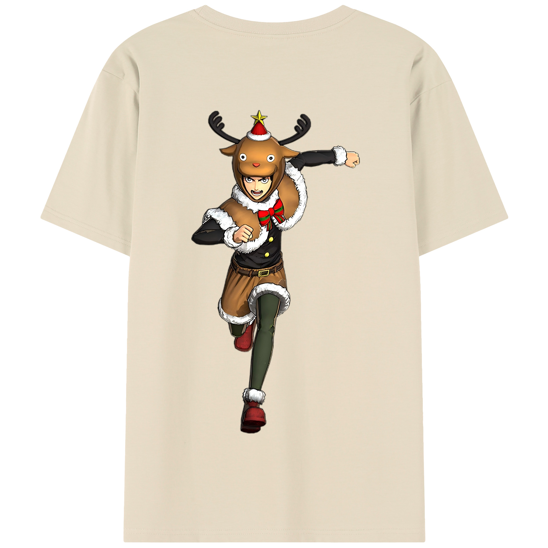 （画像用） 進撃の巨人 エレン･イェーガー Attack on Titan Eren Jäger 綿100％半袖Tシャツ（背面プリント）