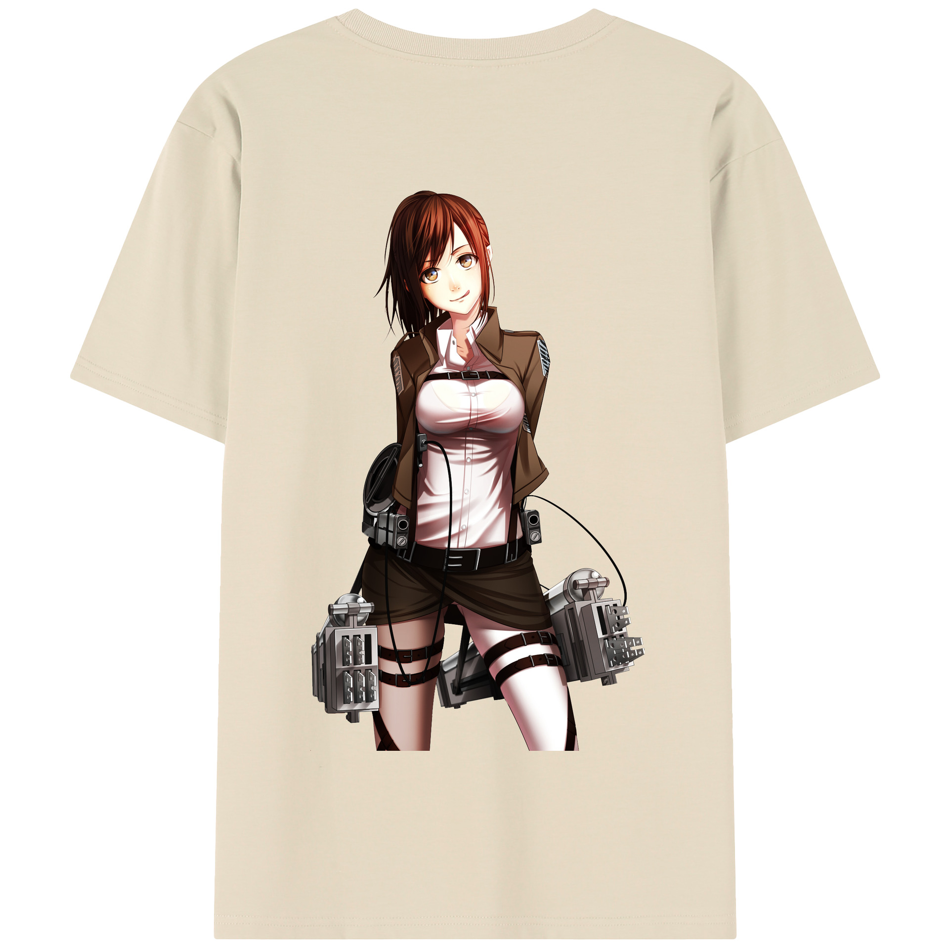 （画像用） 進撃の巨人 サシャ·ブラウス Attack on Titan Sasha Blaus 綿100％半袖Tシャツ（背面プリント）