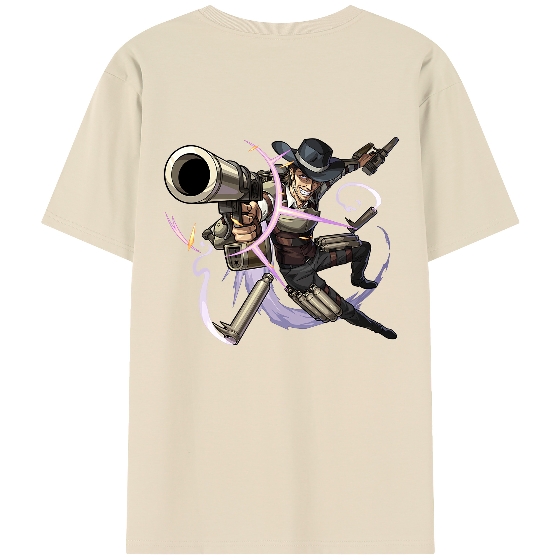 （画像用） 進撃の巨人 ケニー·アッカーマン Attack on Titan Kenny Ackerman 綿100％半袖Tシャツ（背面プリント）