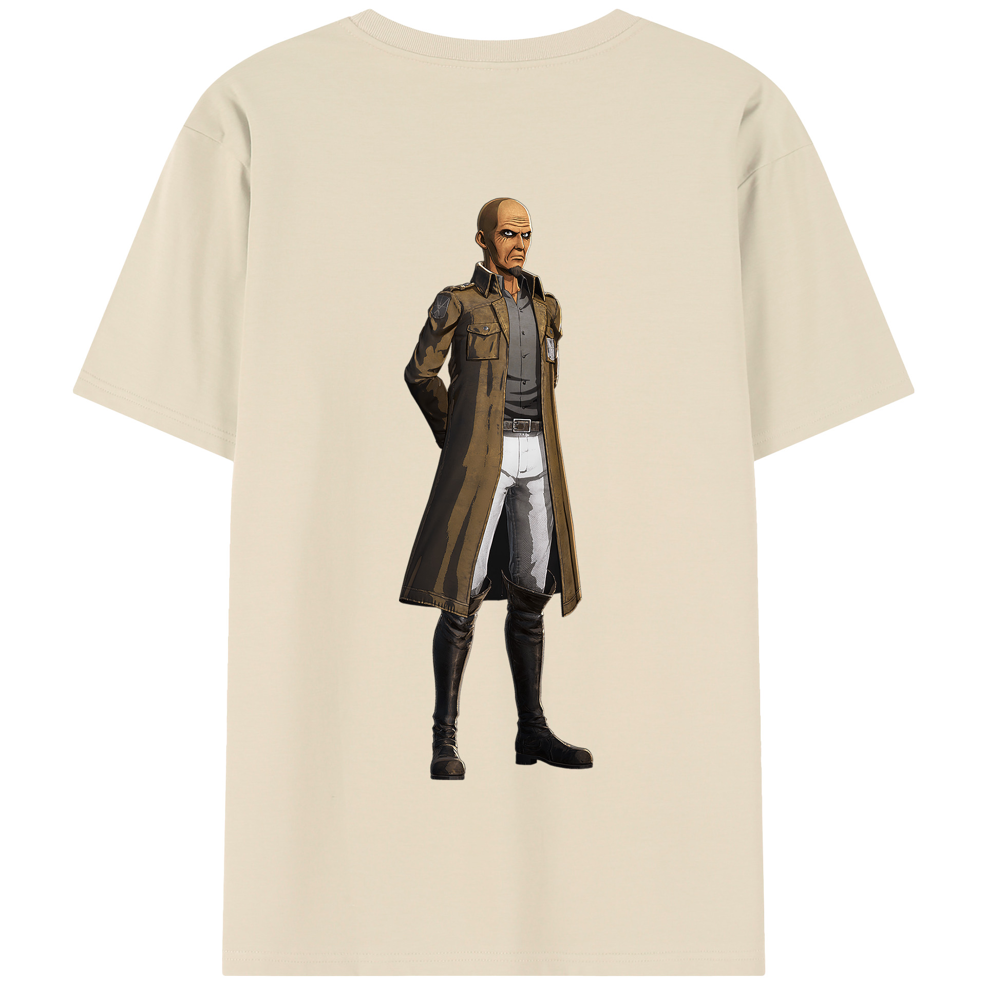 （画像用） 進撃の巨人 Attack on Titan 綿100％半袖Tシャツ（背面プリント）
