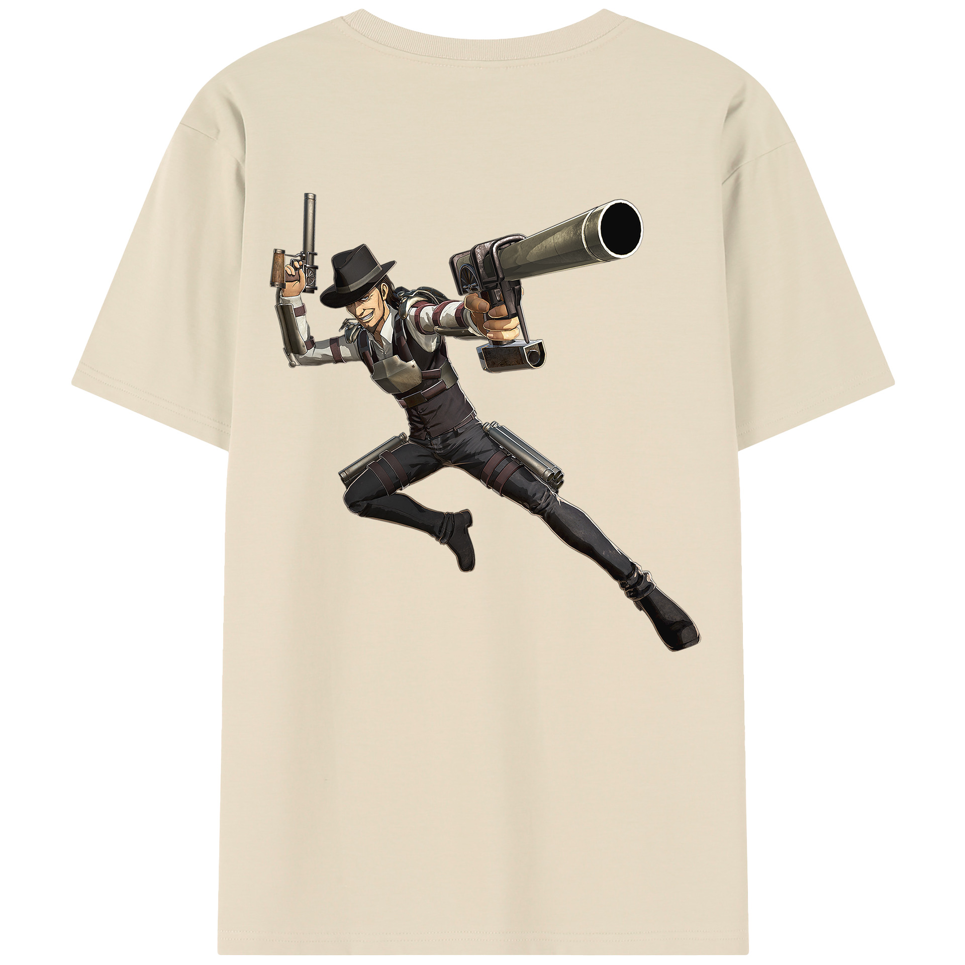（画像用） 進撃の巨人 Attack on Titan 綿100％半袖Tシャツ（背面プリント）