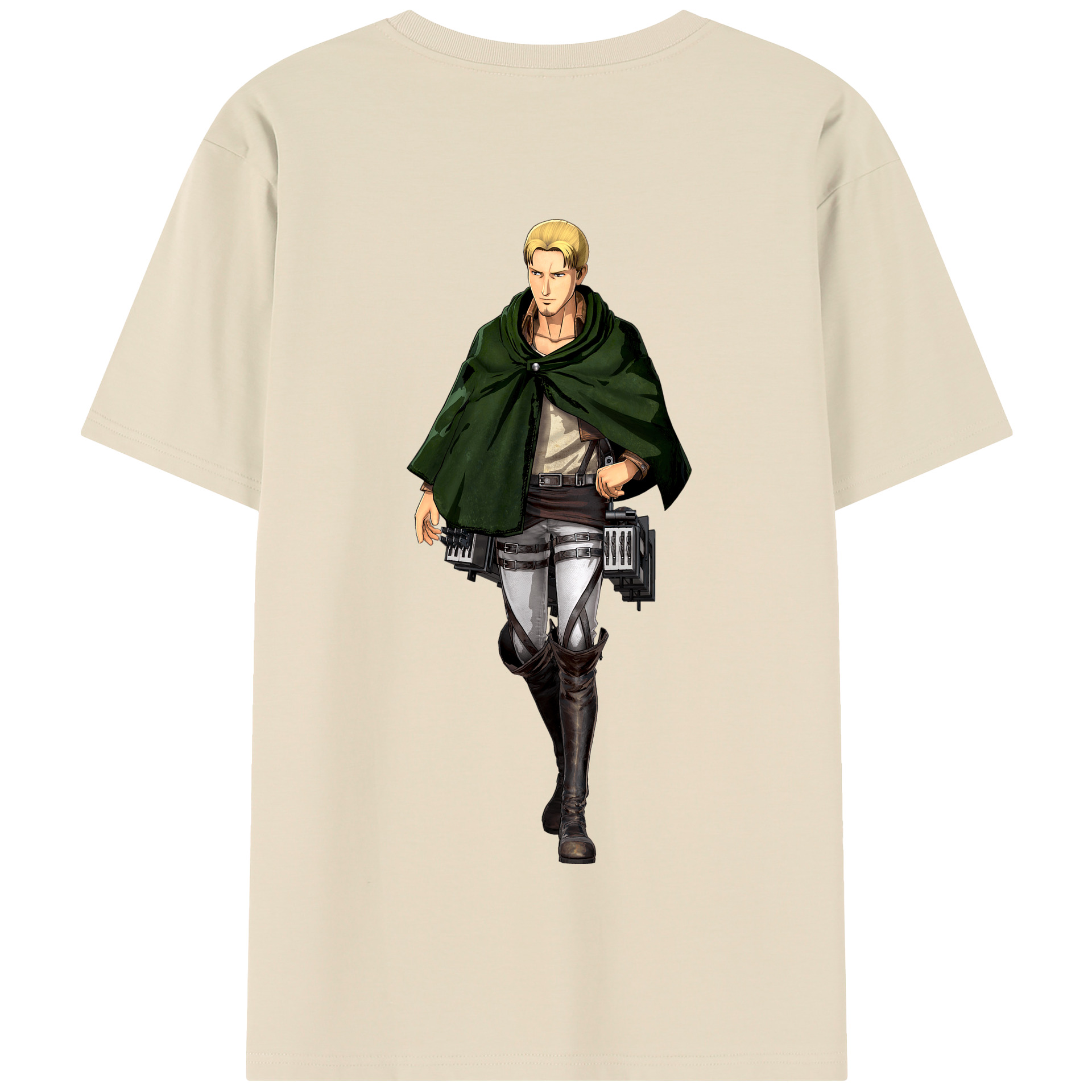（画像用） 進撃の巨人 Attack on Titan 綿100％半袖Tシャツ（背面プリント）