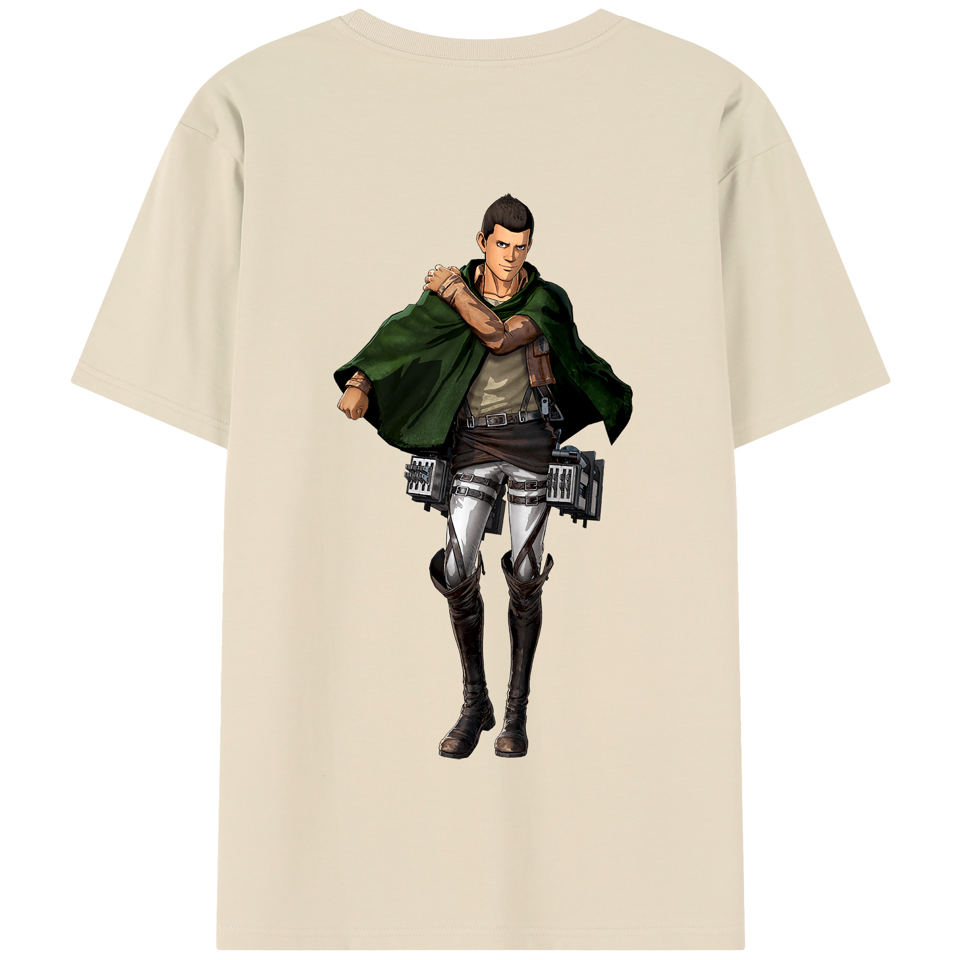 （画像用） 進撃の巨人 Attack on Titan 綿100％半袖Tシャツ（背面プリント）
