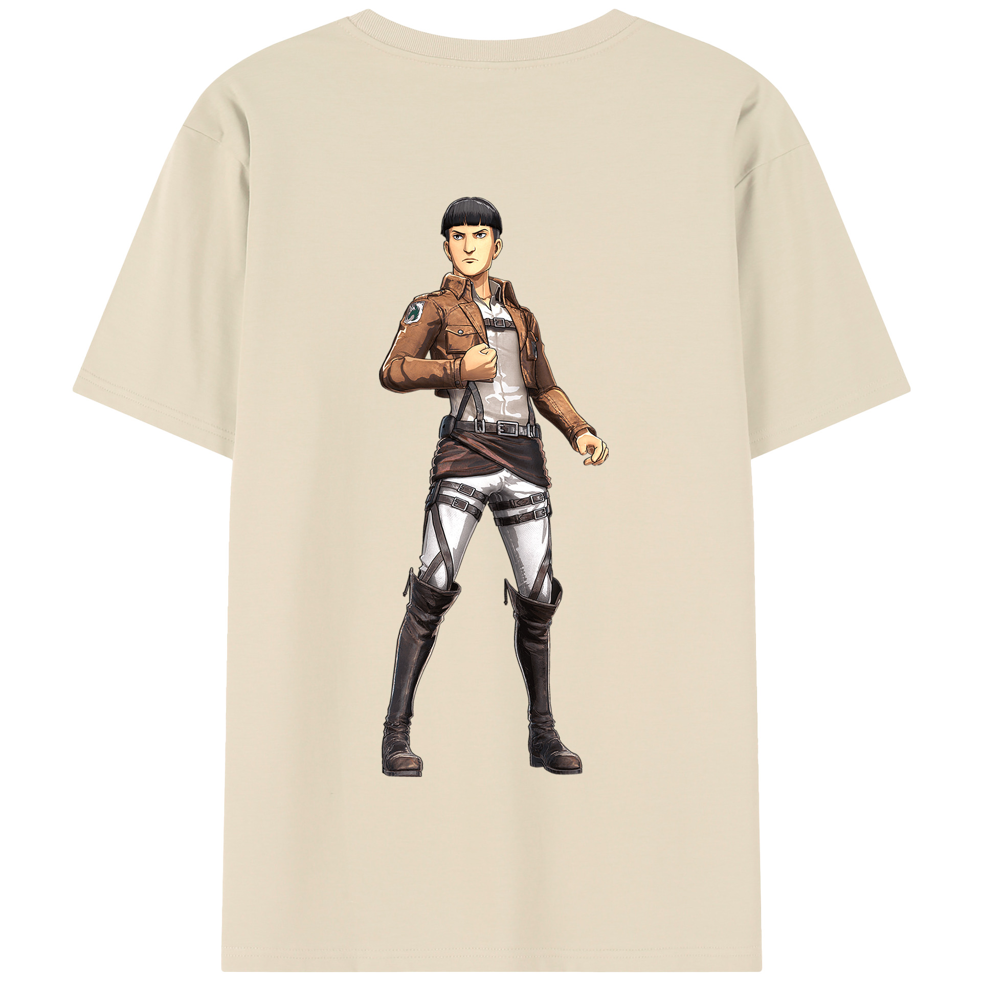 （画像用） 進撃の巨人 Attack on Titan 綿100％半袖Tシャツ（背面プリント）
