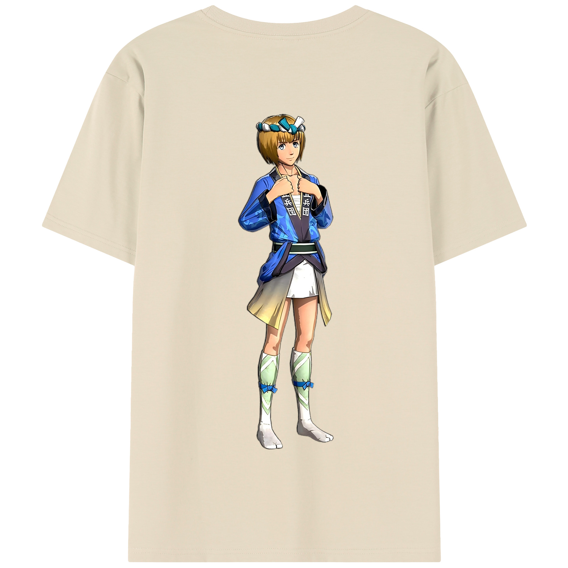 （画像用） 進撃の巨人 アルミン·アルレルト Attack on Titan Armin Arlert 綿100％半袖Tシャツ（背面プリント）