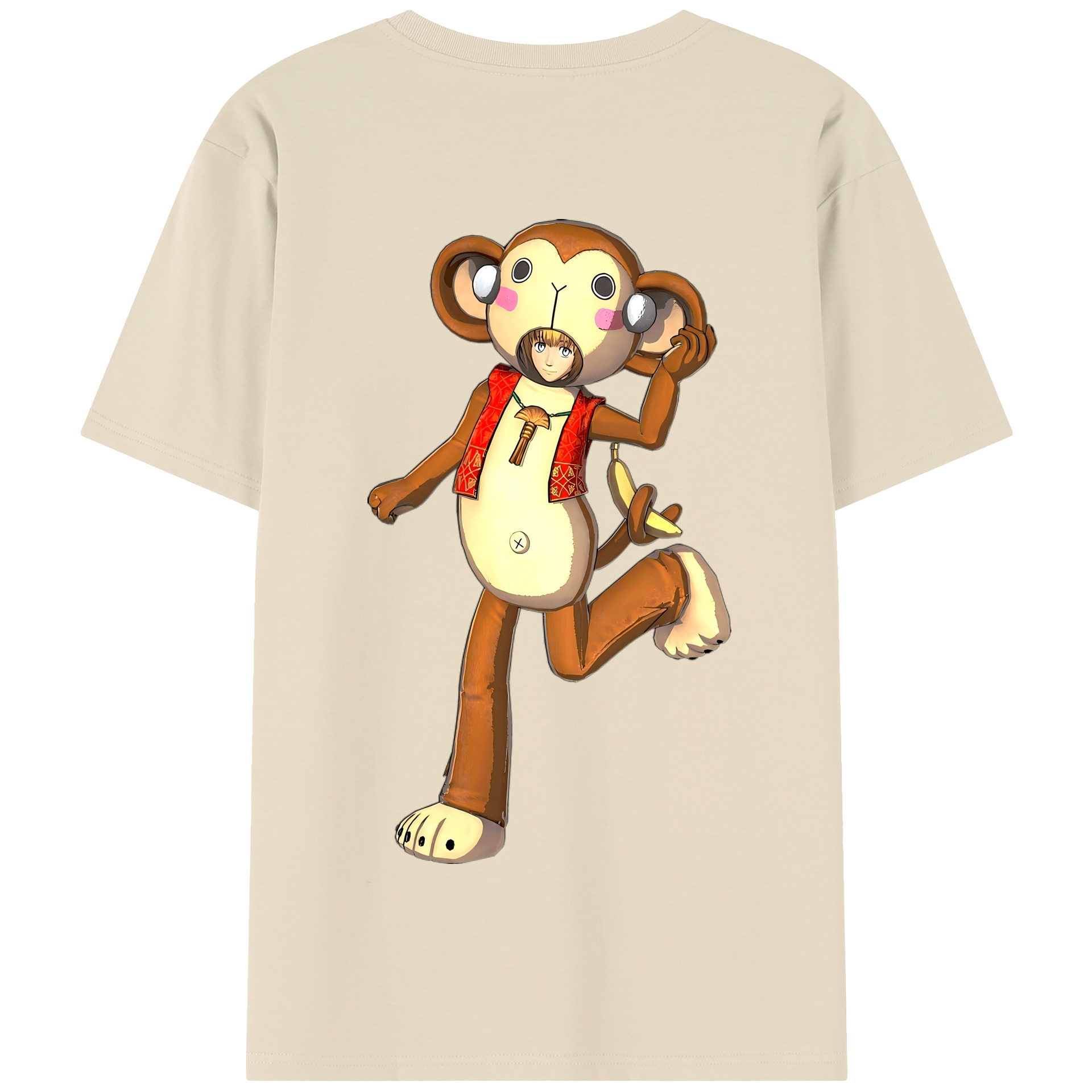 （画像用） 進撃の巨人 アルミン·アルレルト Attack on Titan Armin Arlert 綿100％半袖Tシャツ（背面プリント）