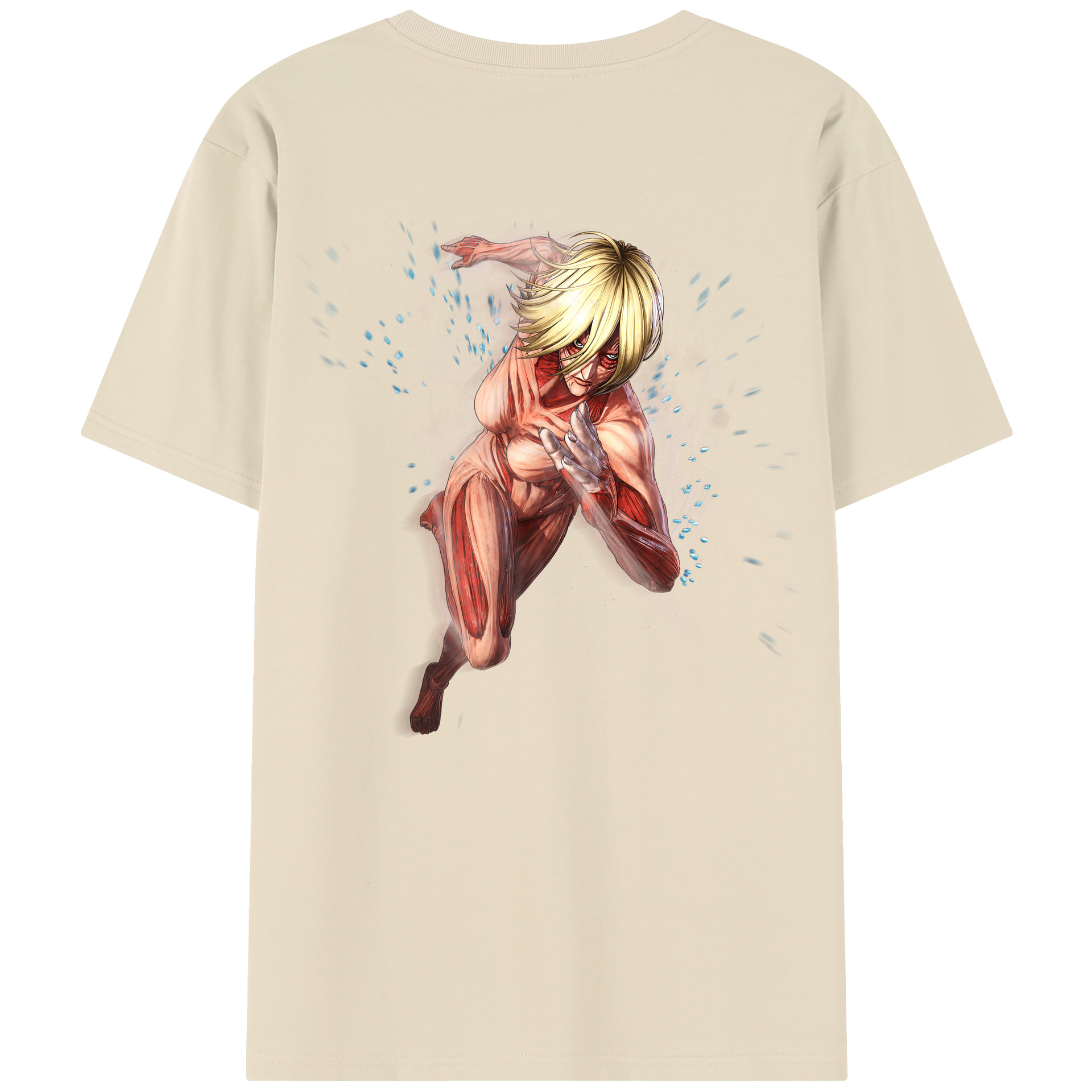 （画像用） 進撃の巨人 Attack on Titan 綿100％半袖Tシャツ（背面プリント）