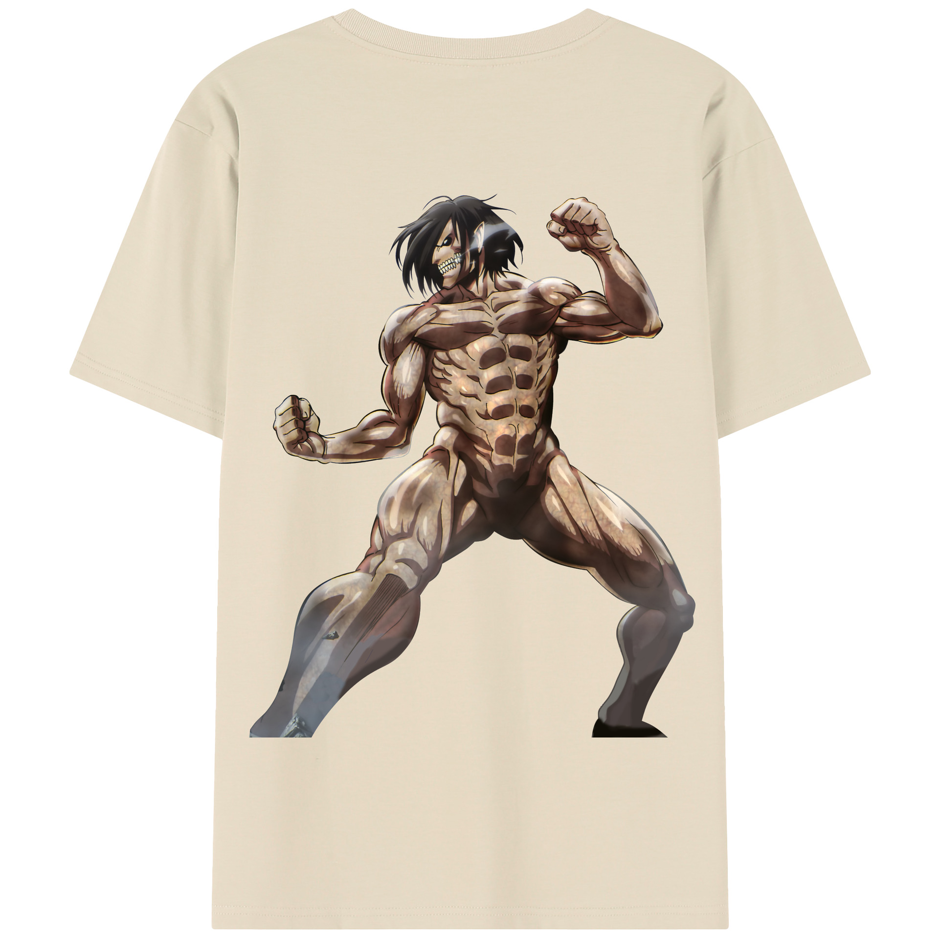 （画像用） 進撃の巨人 Attack on Titan 綿100％半袖Tシャツ（背面プリント）