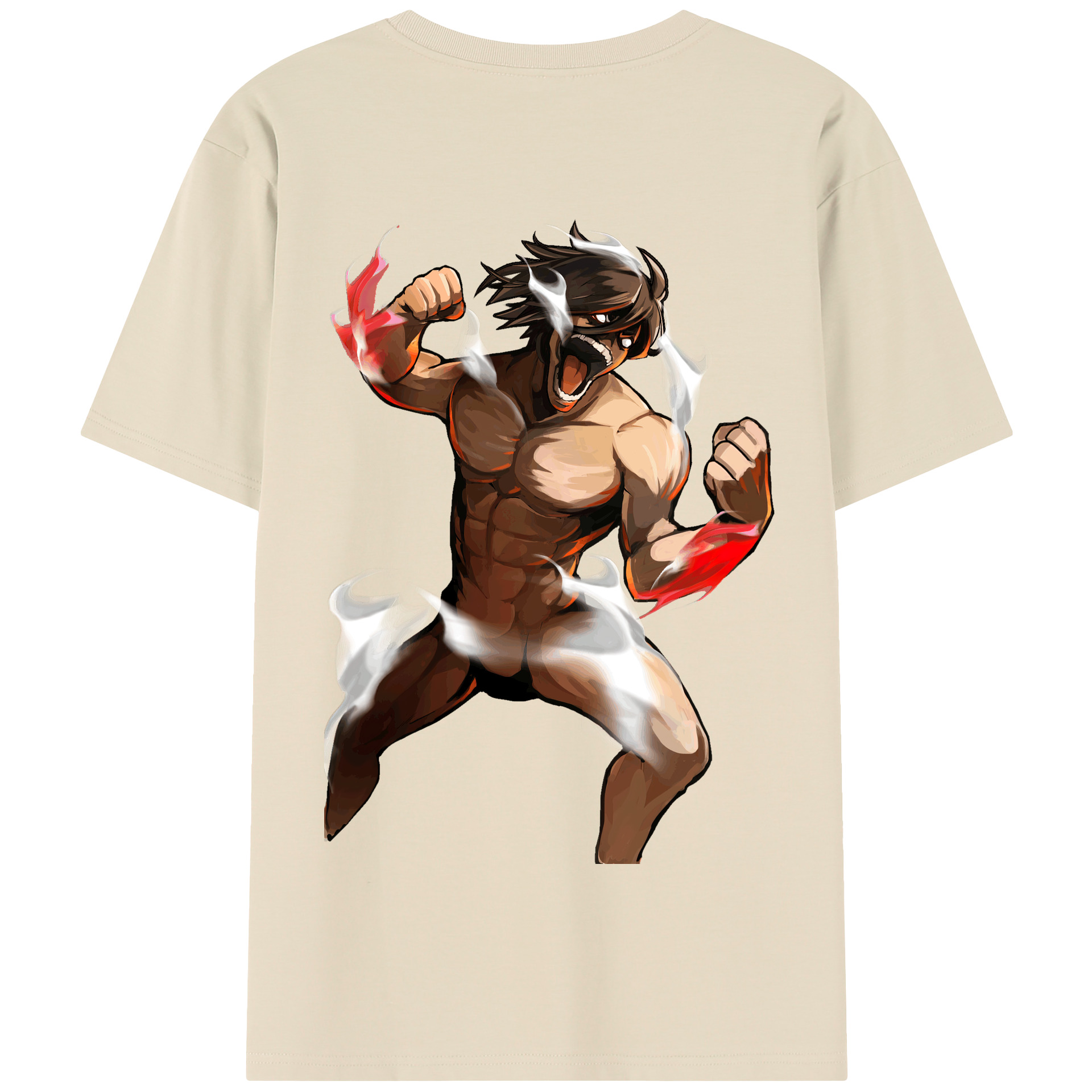 （画像用） 進撃の巨人 Attack on Titan 綿100％半袖Tシャツ（背面プリント）