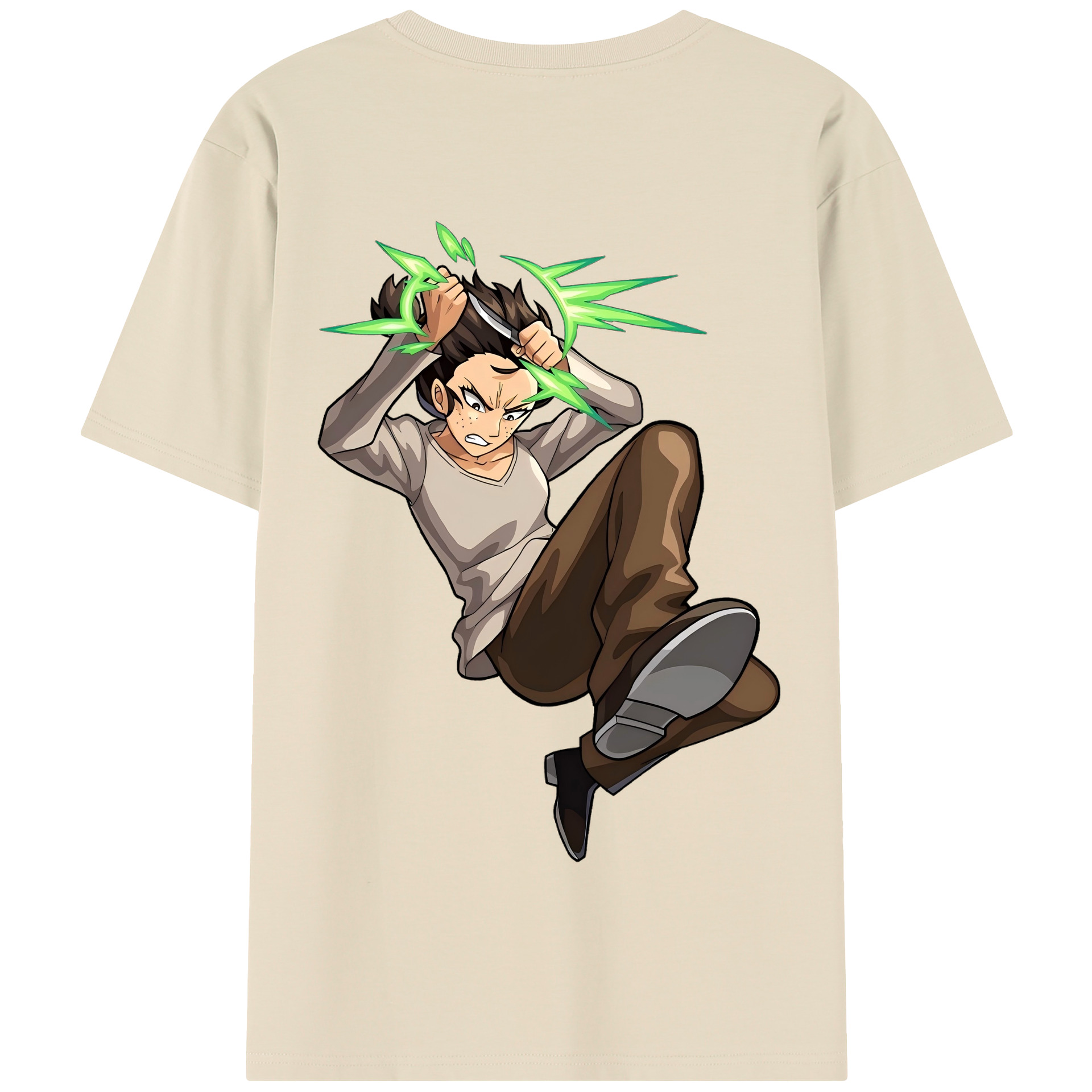 （画像用） 進撃の巨人 Attack on Titan 綿100％半袖Tシャツ（背面プリント）
