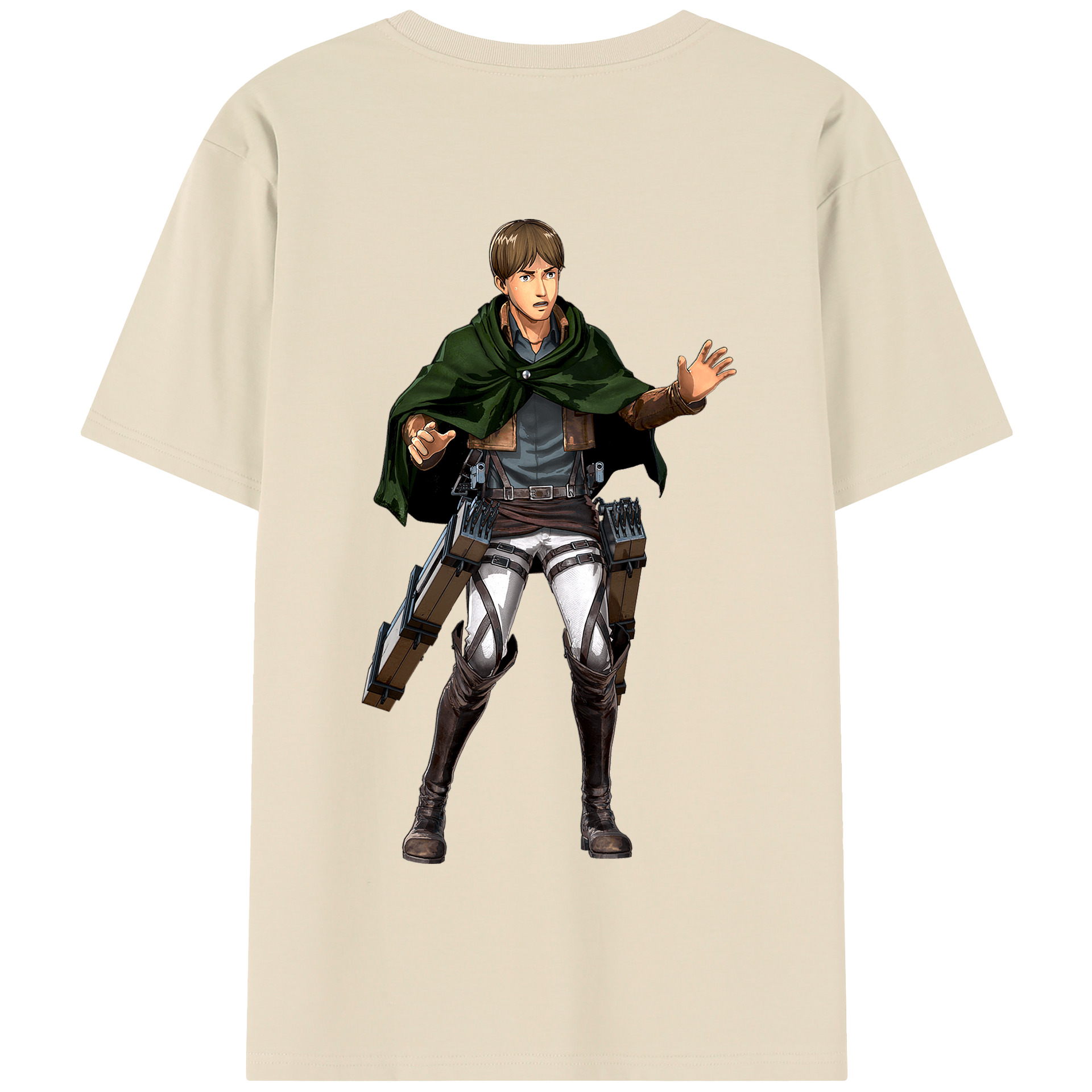 （画像用） 進撃の巨人 Attack on Titan 綿100％半袖Tシャツ（背面プリント）
