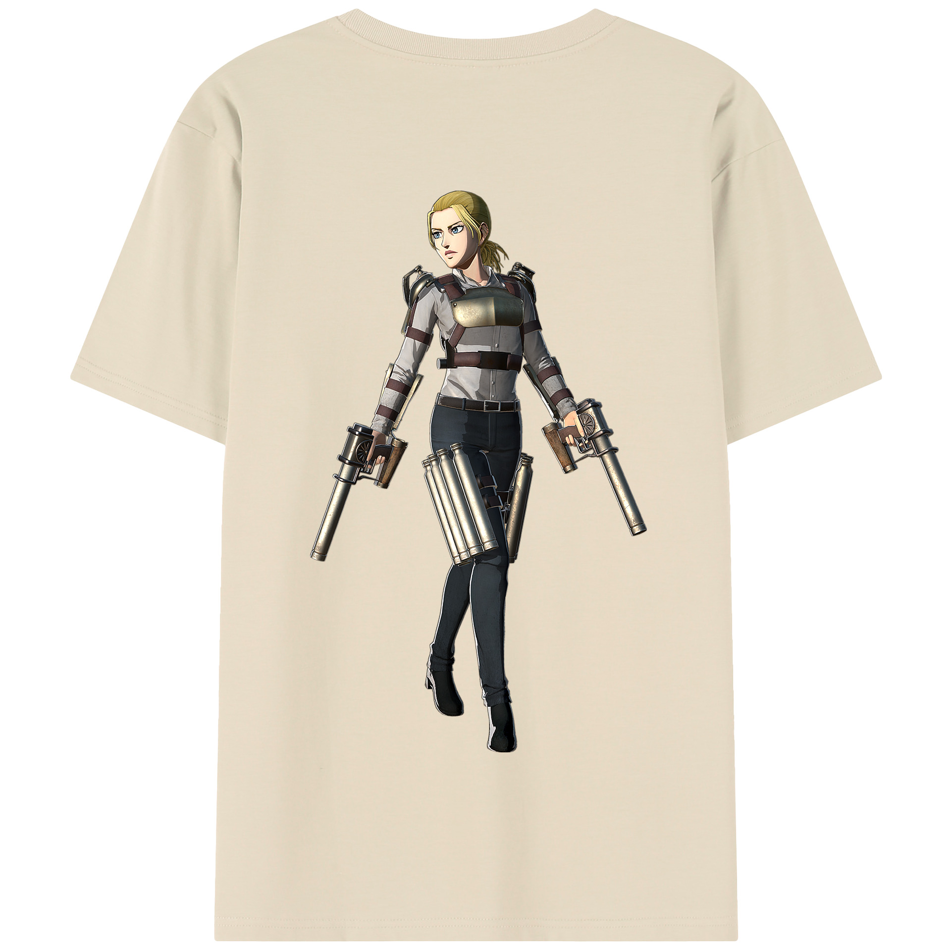 （画像用） 進撃の巨人 Attack on Titan 綿100％半袖Tシャツ（背面プリント）