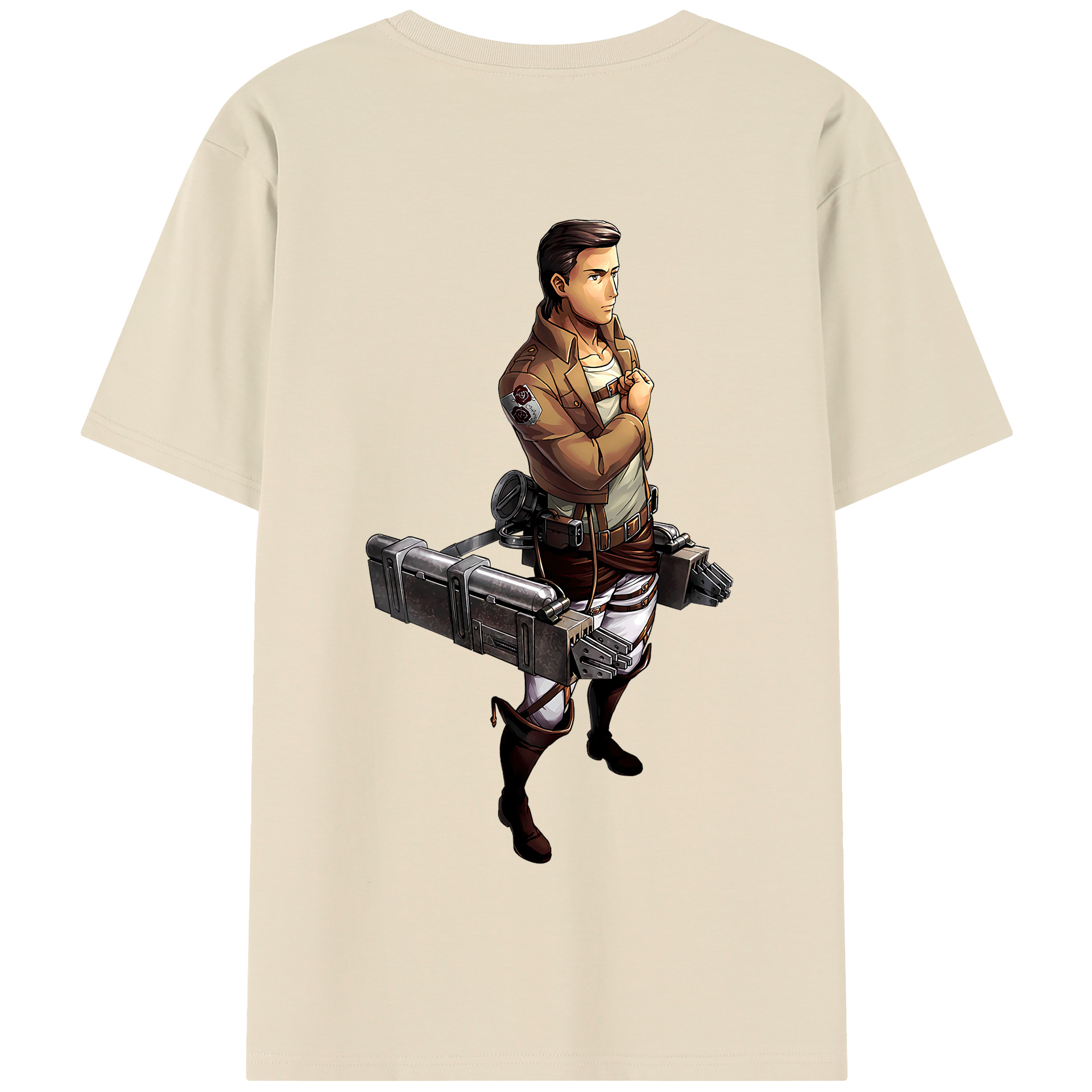 （画像用） 進撃の巨人 Attack on Titan 綿100％半袖Tシャツ（背面プリント）